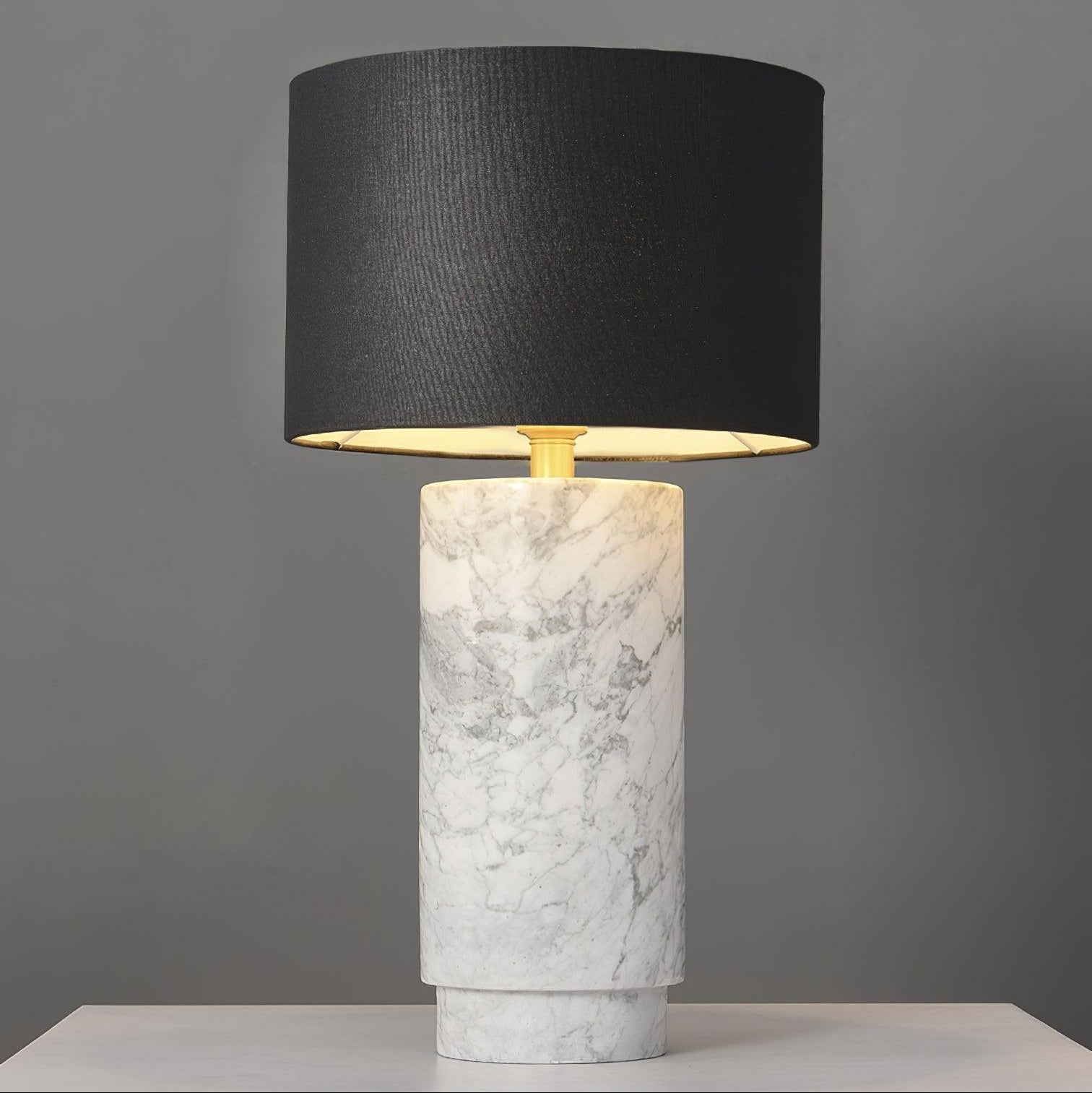 Radiace Marble Fabric Table Lamp - Letslighting