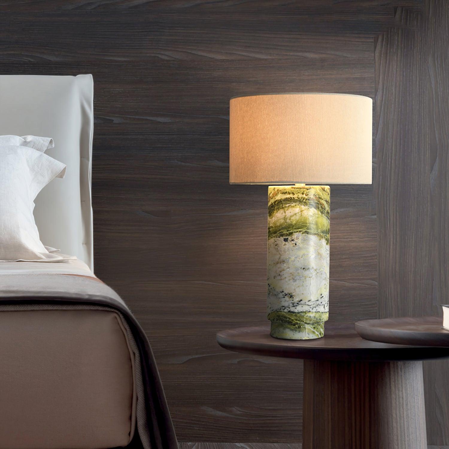 Radiace Marble Fabric Table Lamp - Letslighting