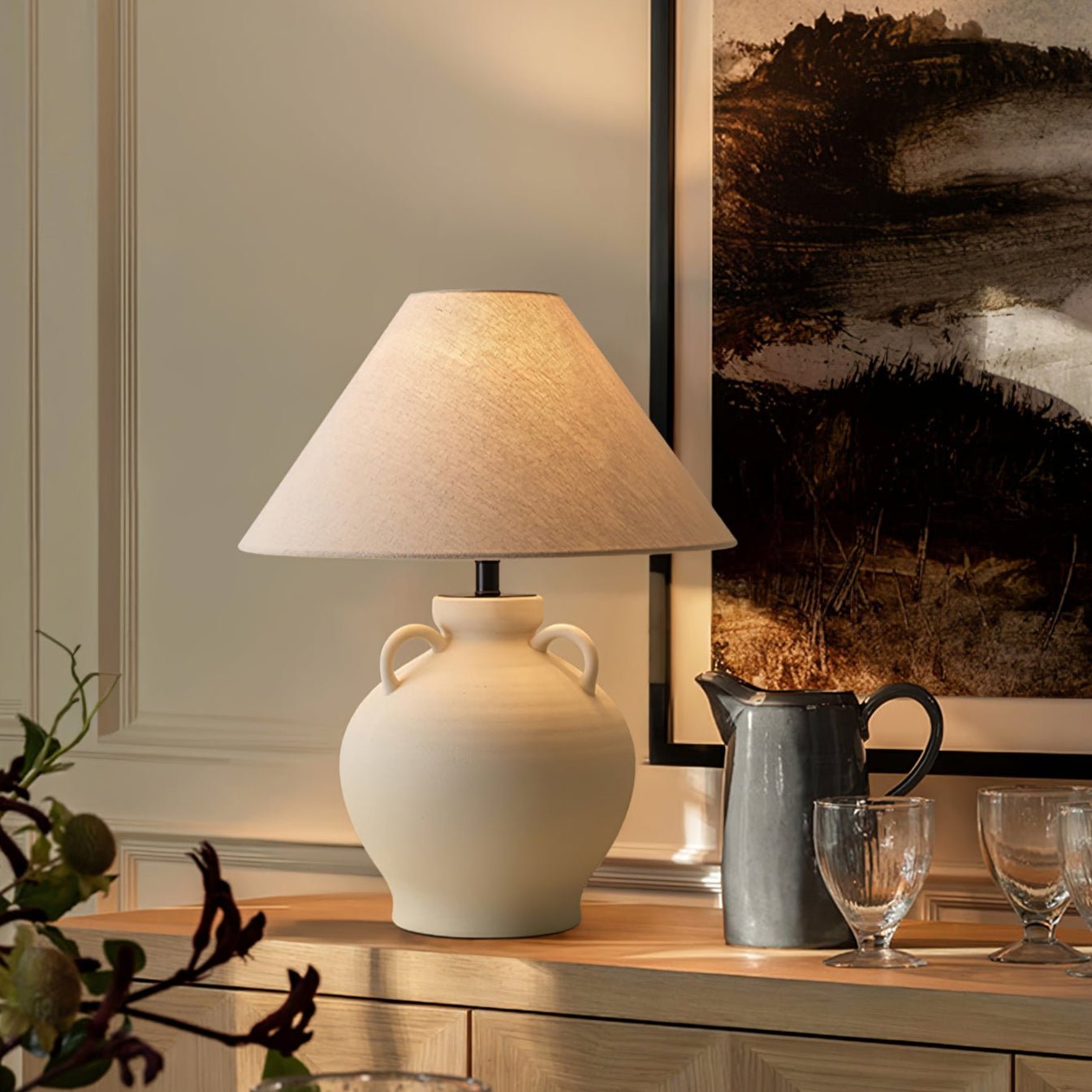 Joyce Modern Ceramics Table Lamp - Letslighting