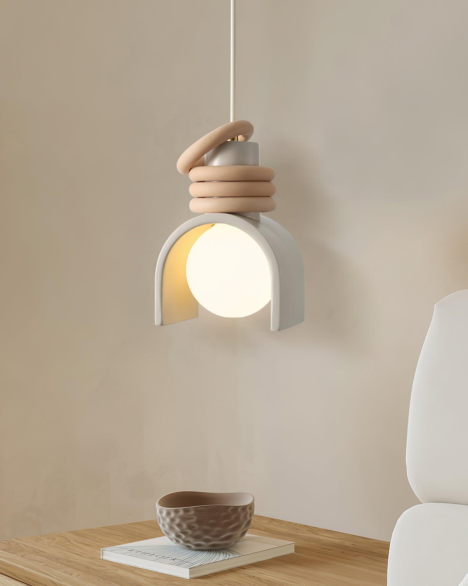 Twister Contemporary Glass Pendant Light - Letslighting