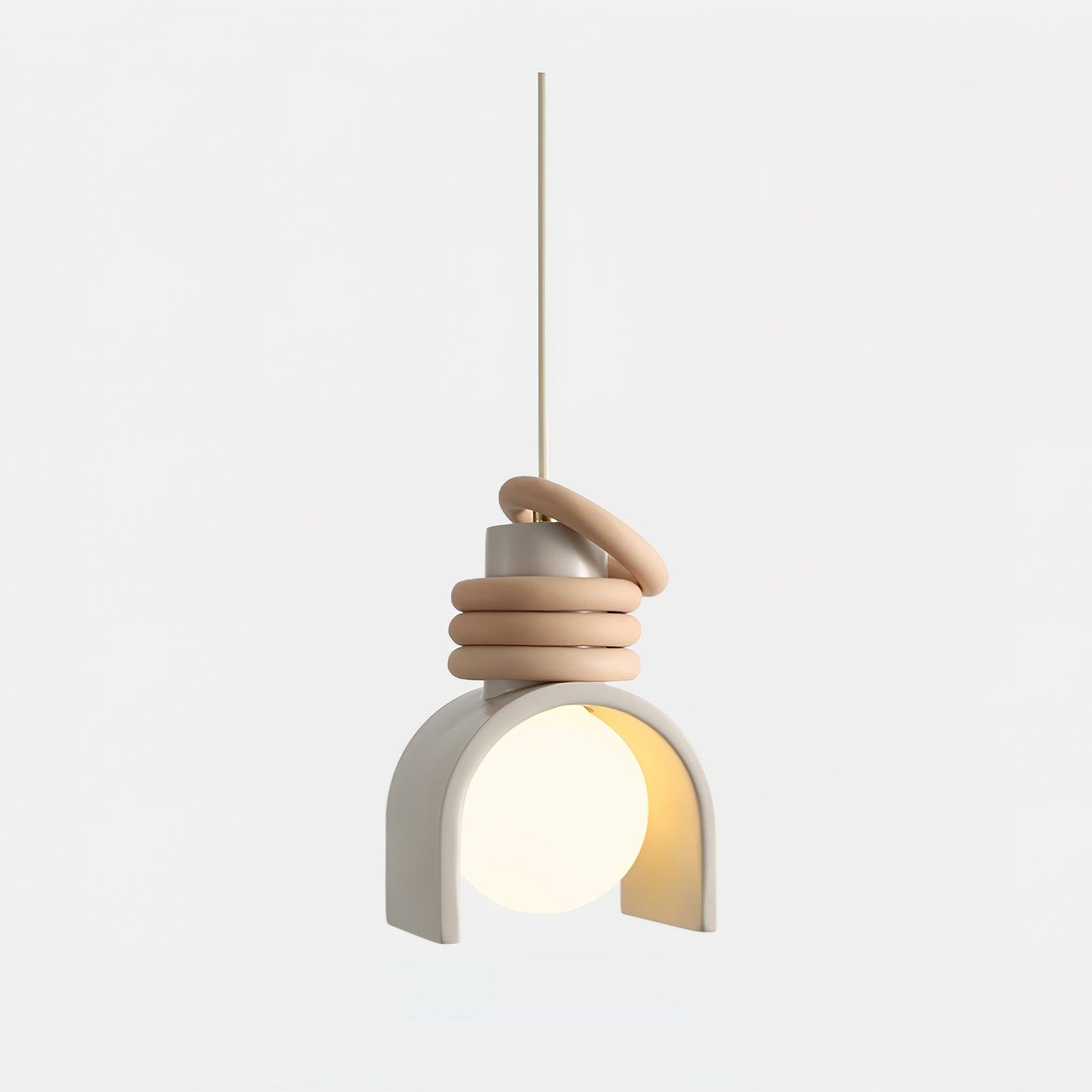 Twister Contemporary Glass Pendant Light - Letslighting