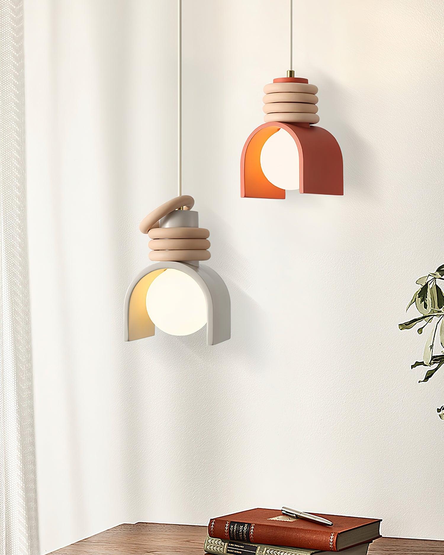 Twister Contemporary Glass Pendant Light - Letslighting