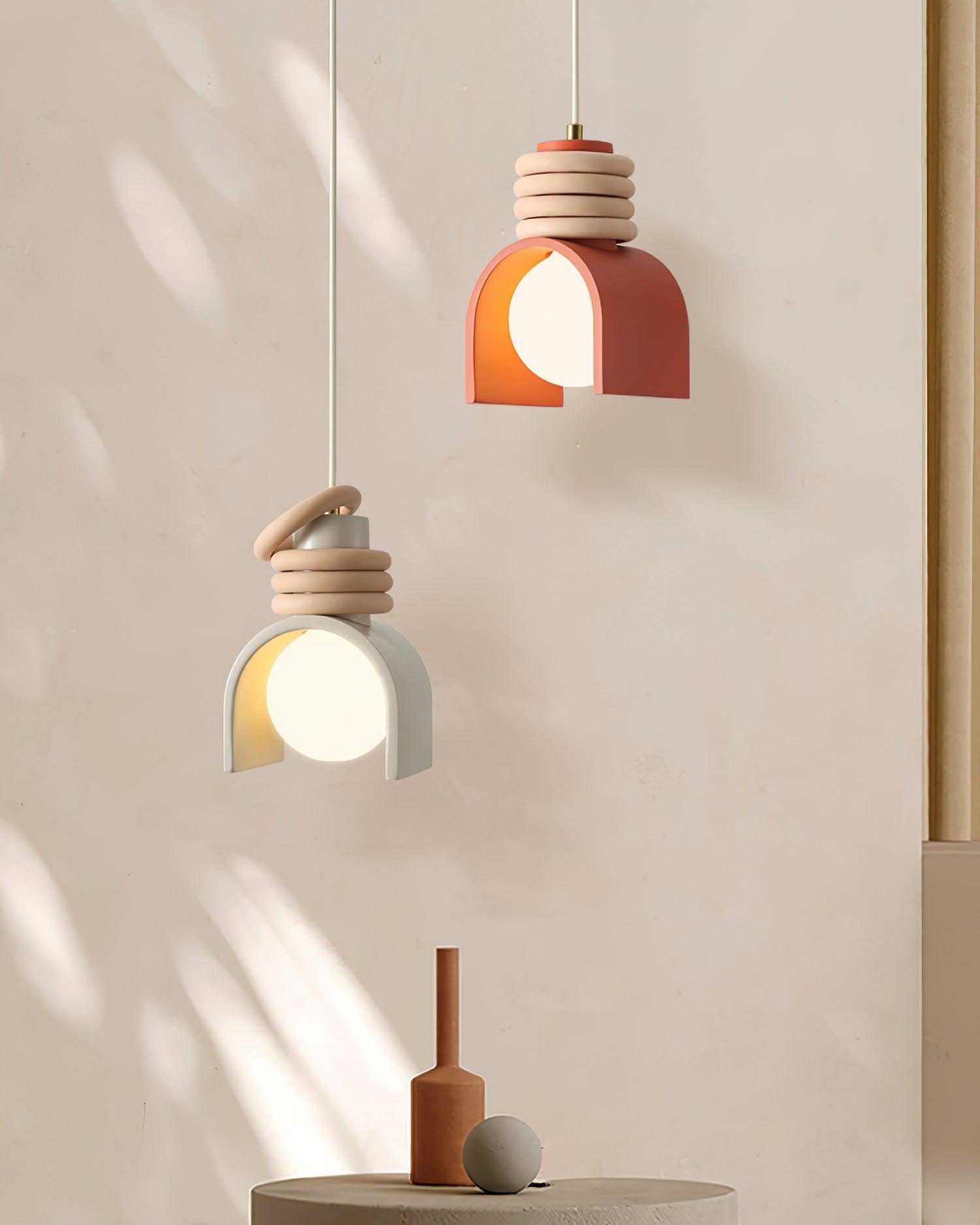 Twister Contemporary Glass Pendant Light - Letslighting