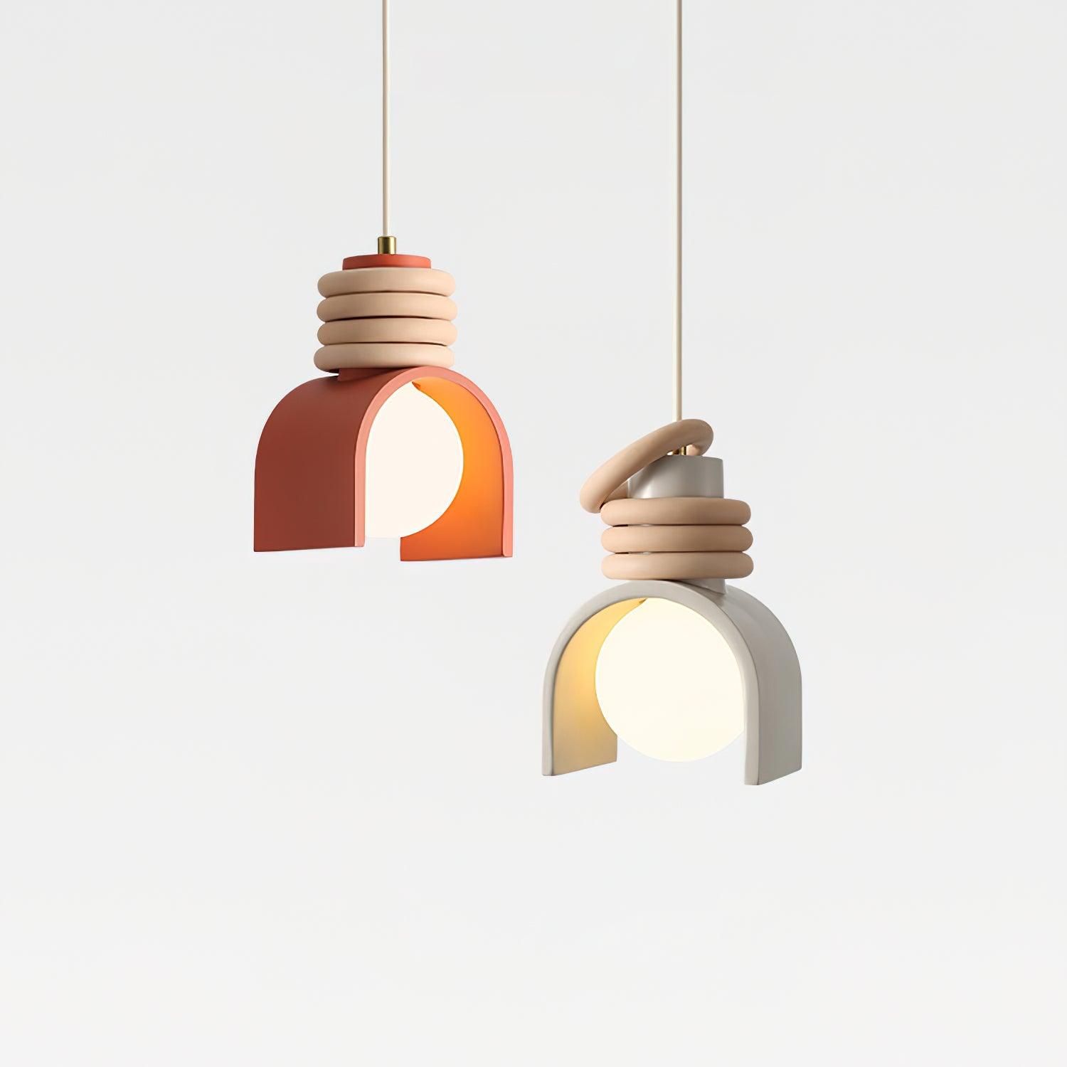 Twister Contemporary Glass Pendant Light - Letslighting