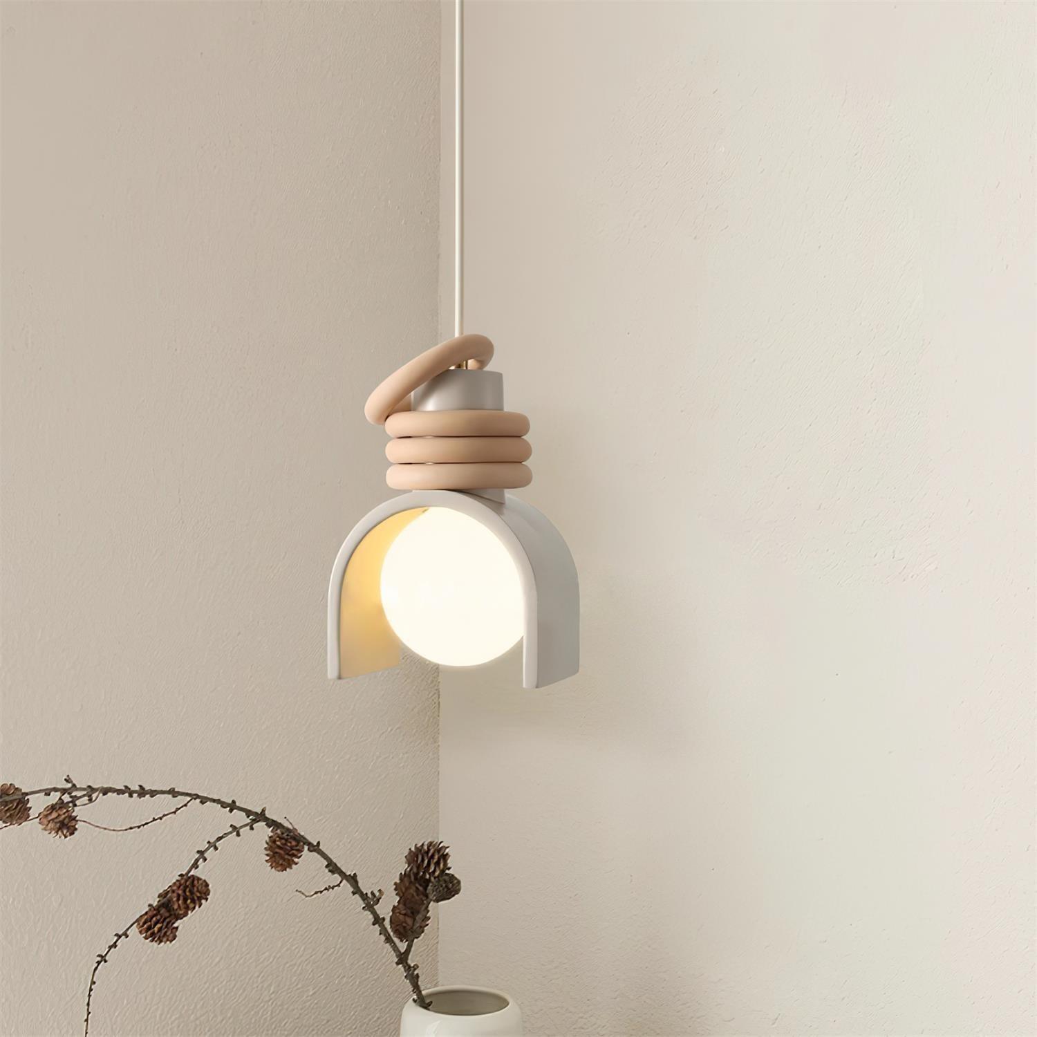 Twister Contemporary Glass Pendant Light - Letslighting