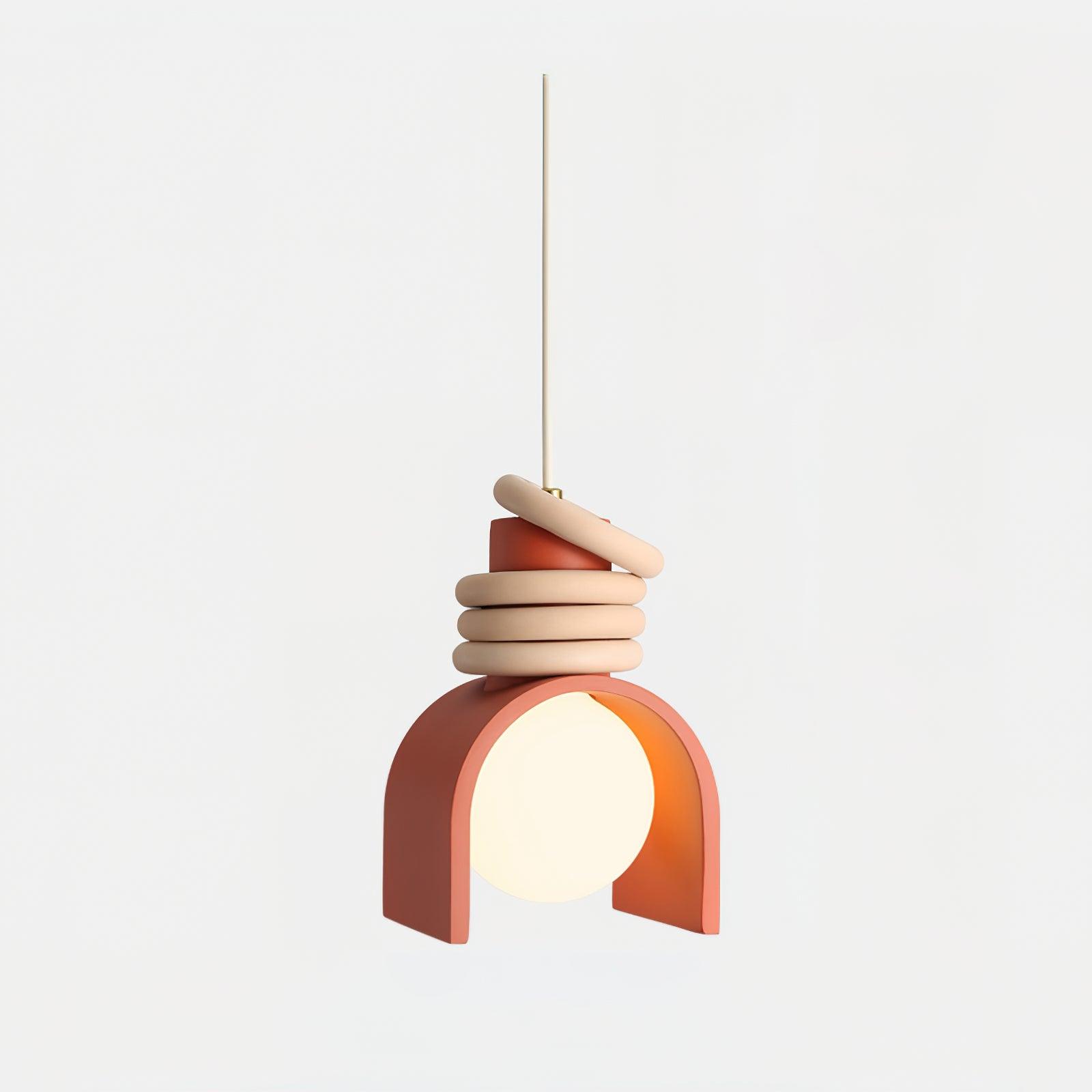 Twister Contemporary Glass Pendant Light - Letslighting