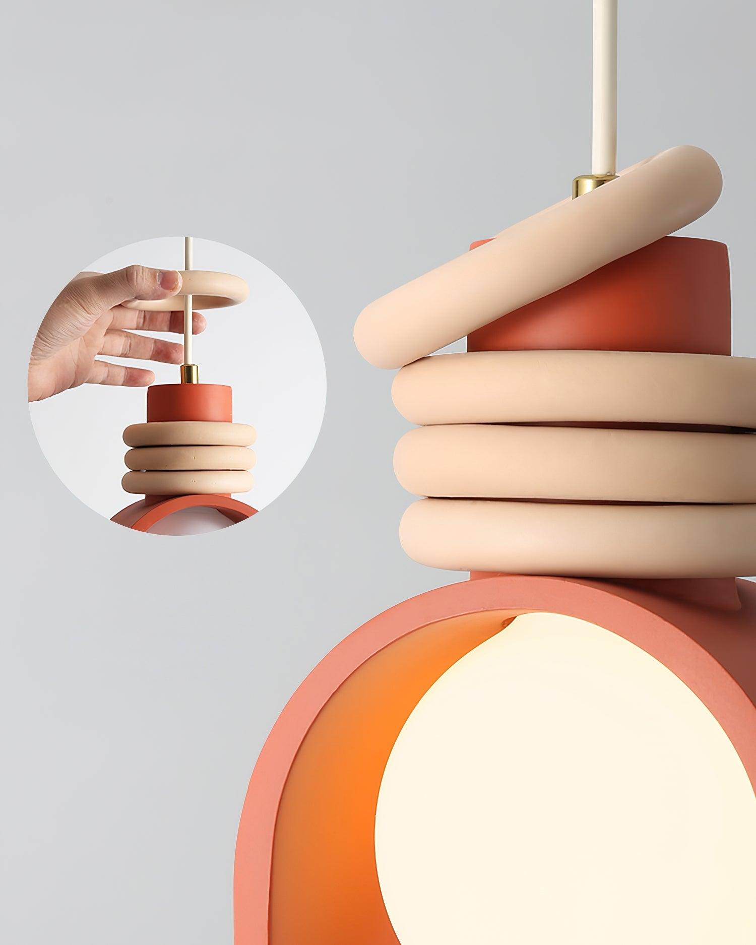 Twister Contemporary Glass Pendant Light - Letslighting