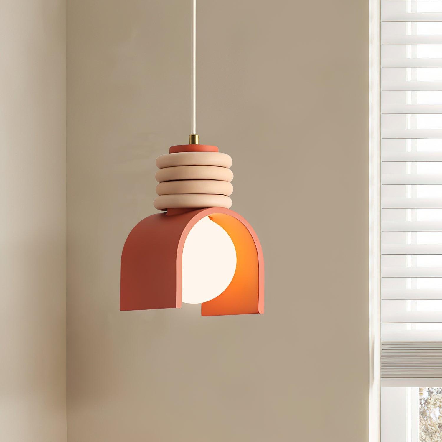 Twister Contemporary Glass Pendant Light - Letslighting