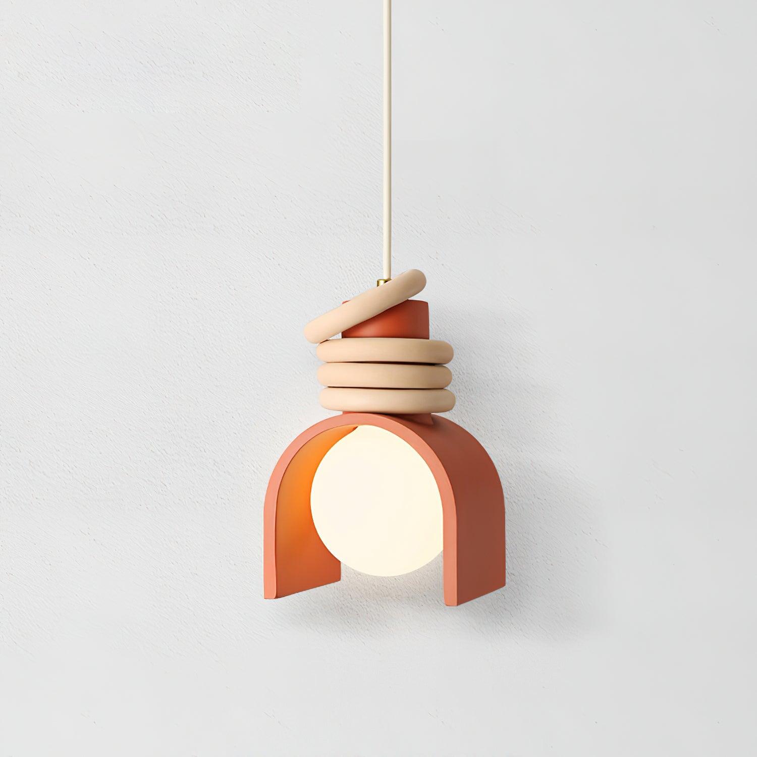 Twister Contemporary Glass Pendant Light - Letslighting