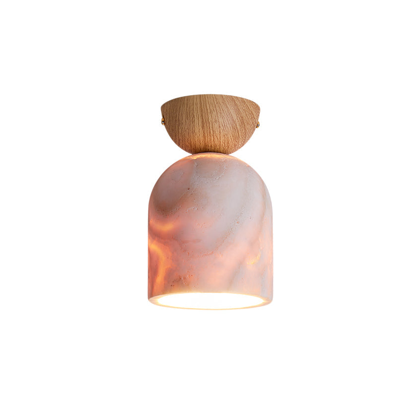 Vezorus Modern Minimalist Cone Travertine Ceiling Lamp - Letslighting
