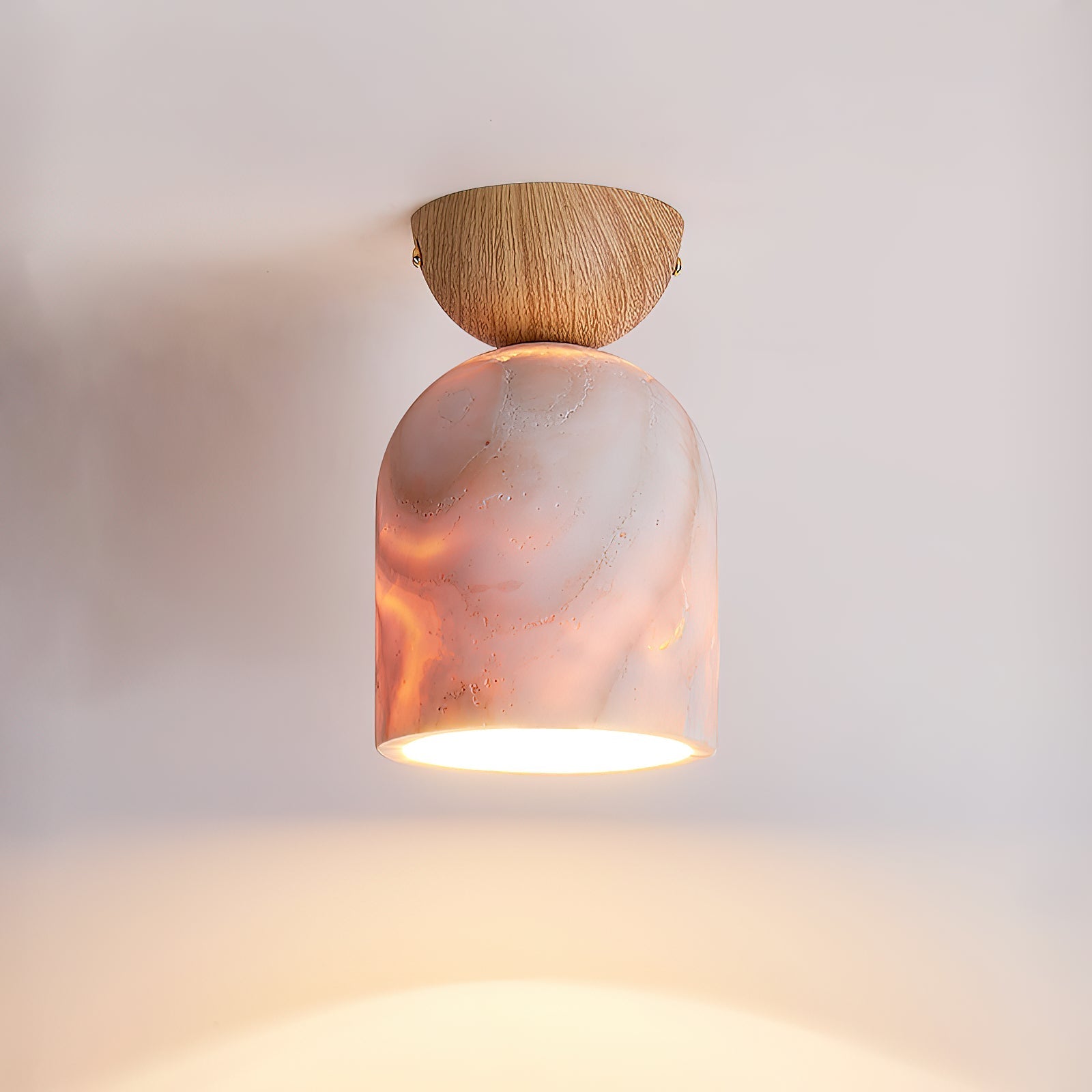 Vezorus Modern Minimalist Cone Travertine Ceiling Lamp - Letslighting