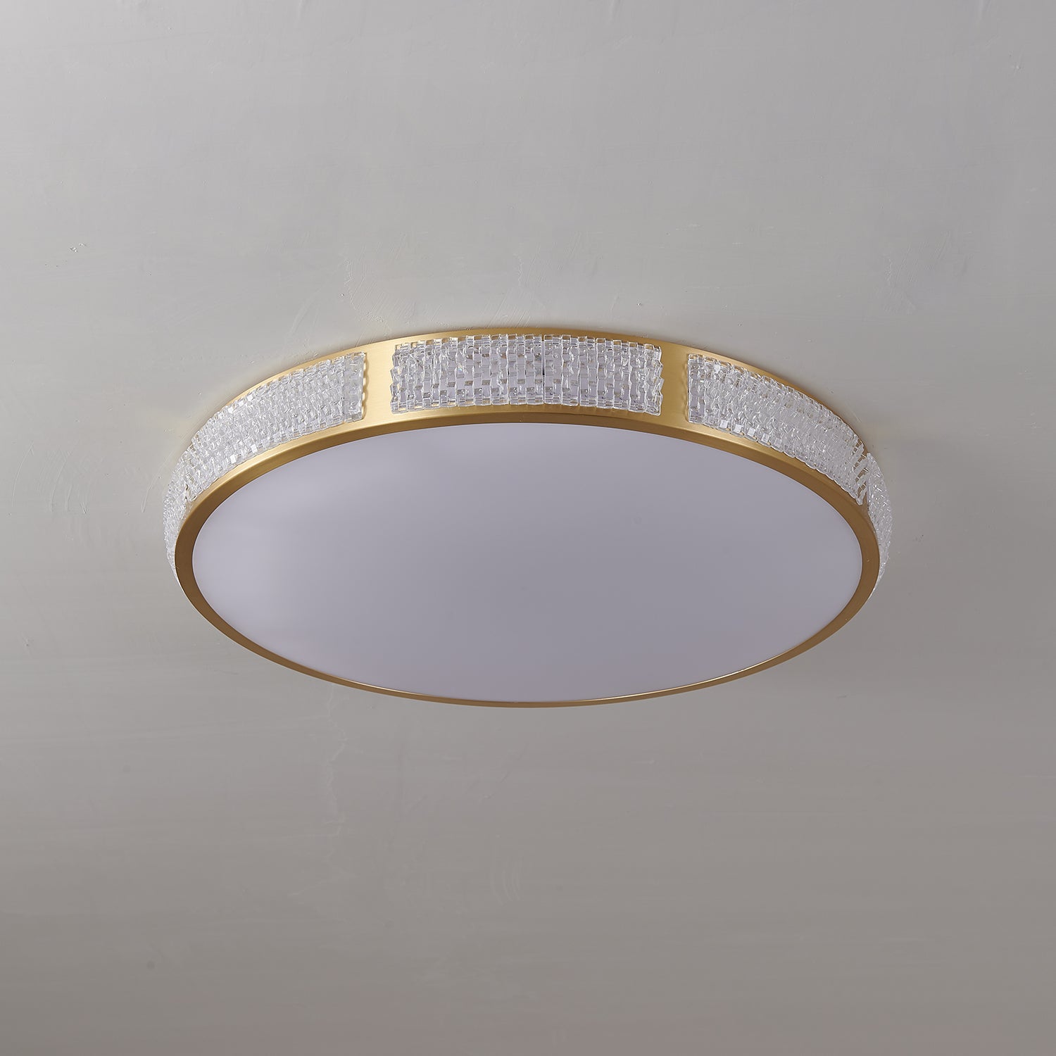 Lustra Ceiling Light Brass Acrylic Modern - Letslighting