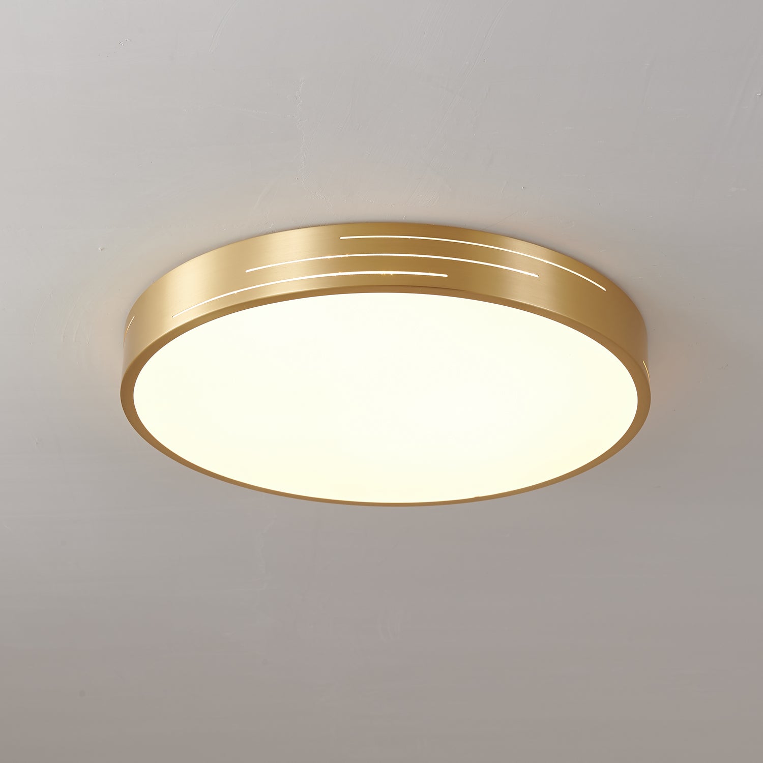 Lustra Ceiling Light Brass Acrylic Modern - Letslighting