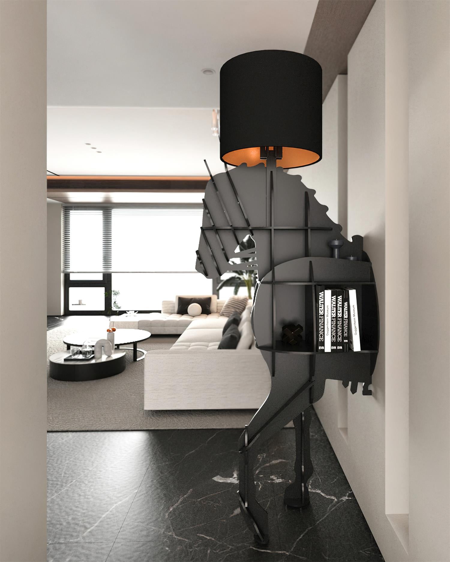 Zothaara Horse-shaped Floor Lamp - Letslighting