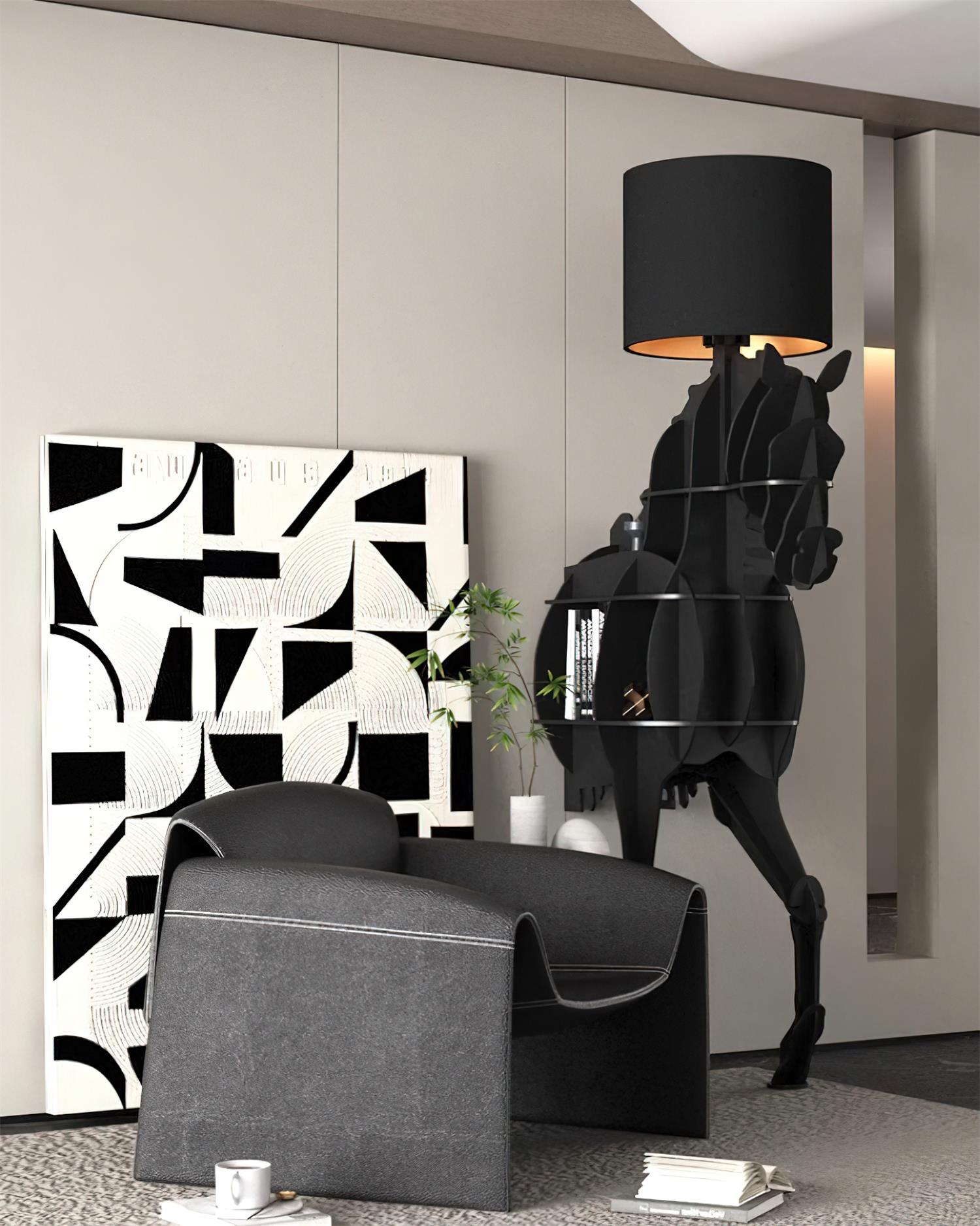 Zothaara Horse-shaped Floor Lamp - Letslighting