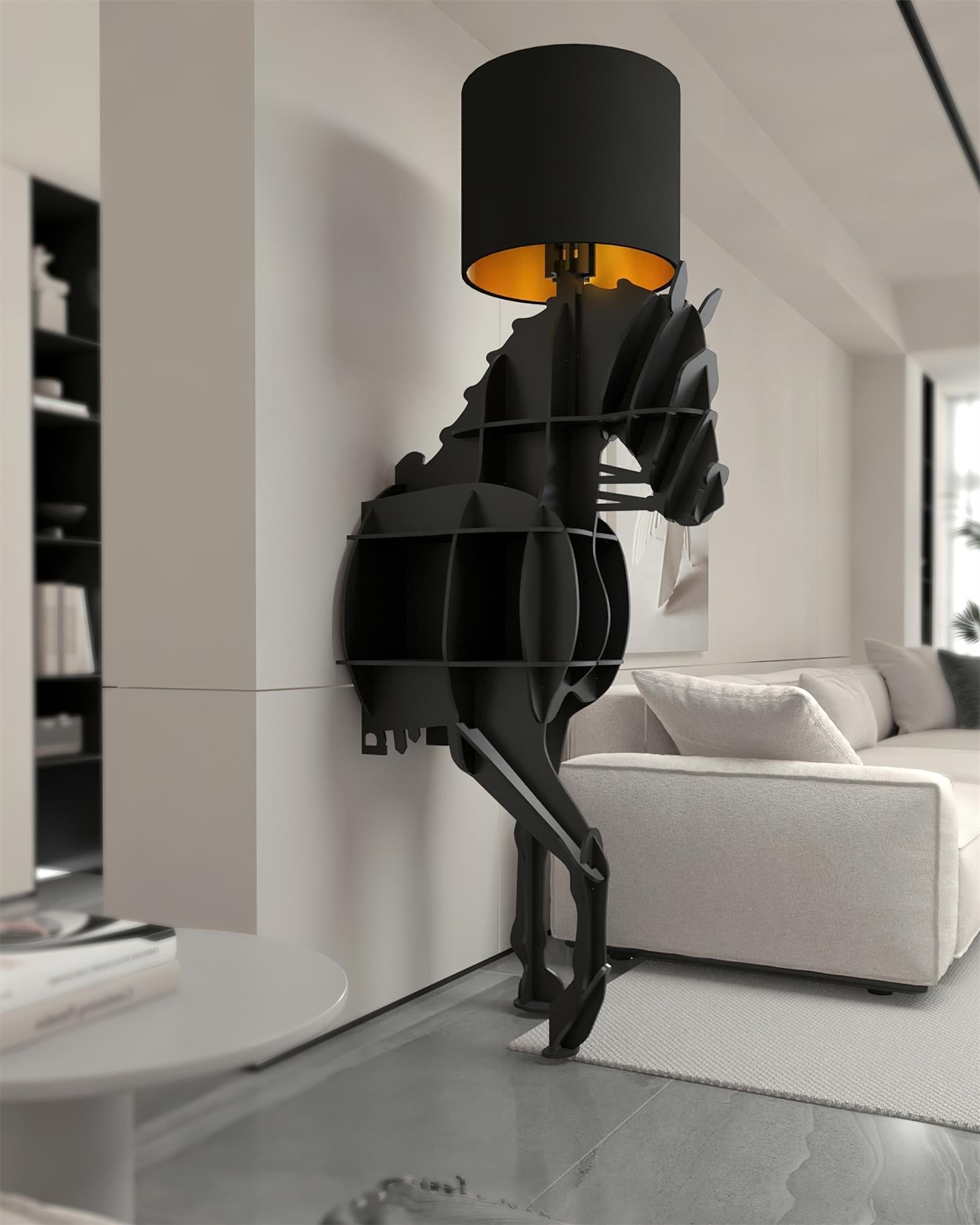 Zothaara Horse-shaped Floor Lamp - Letslighting