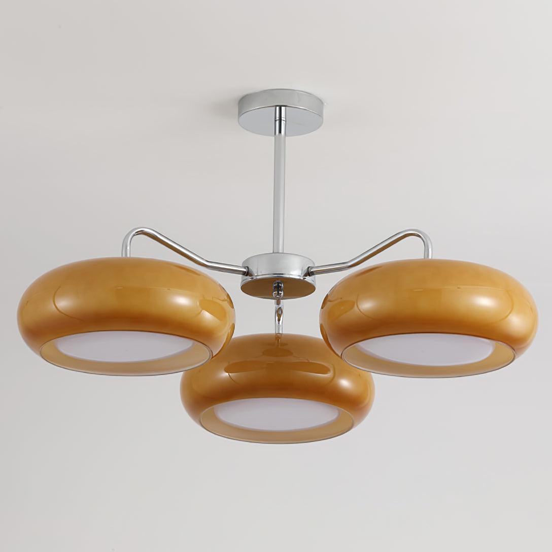 Tetra Ceiling Light Chrome Elegant 3-Bulb - Letslighting