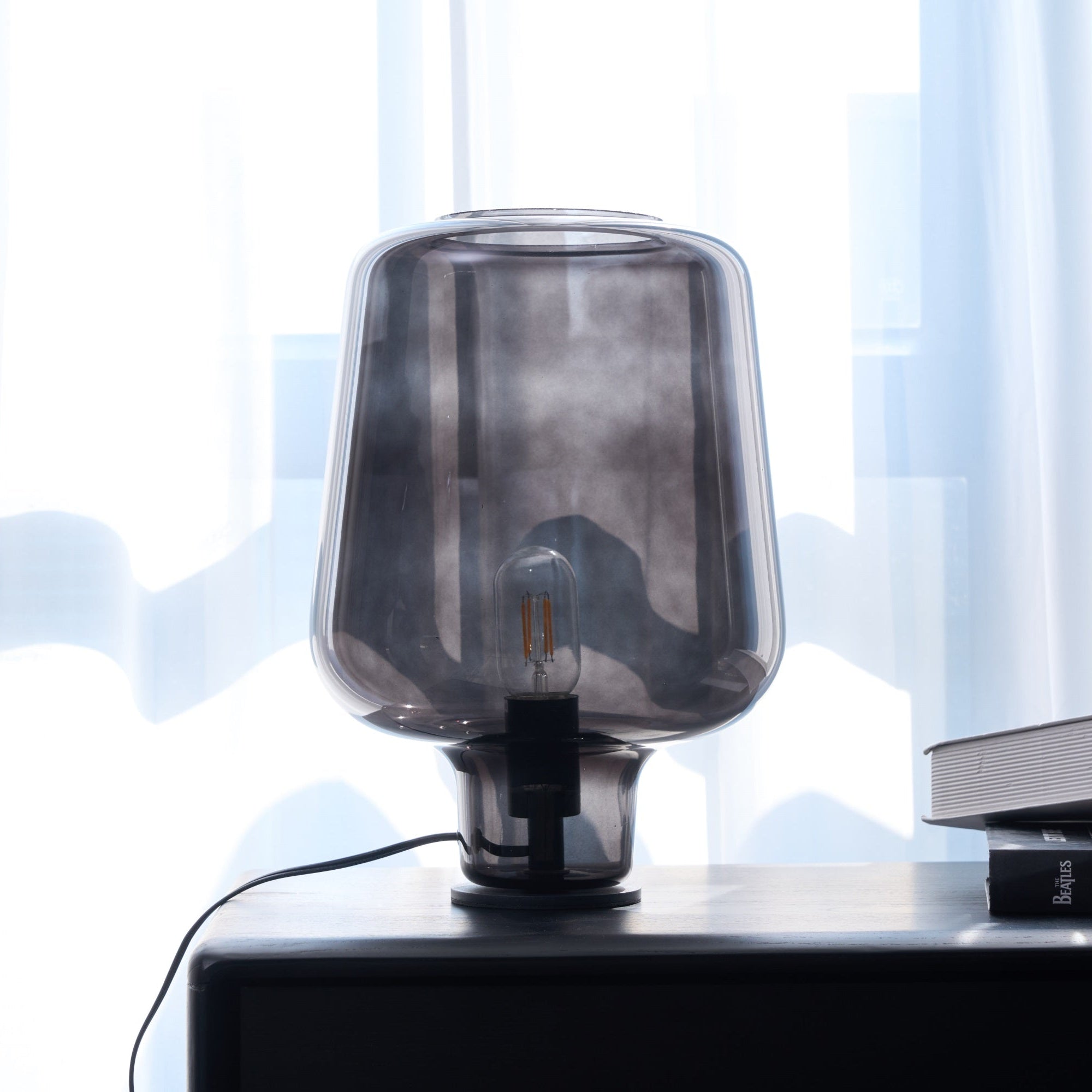 Elarian Glass Contemporary Table Lamp - Letslighting