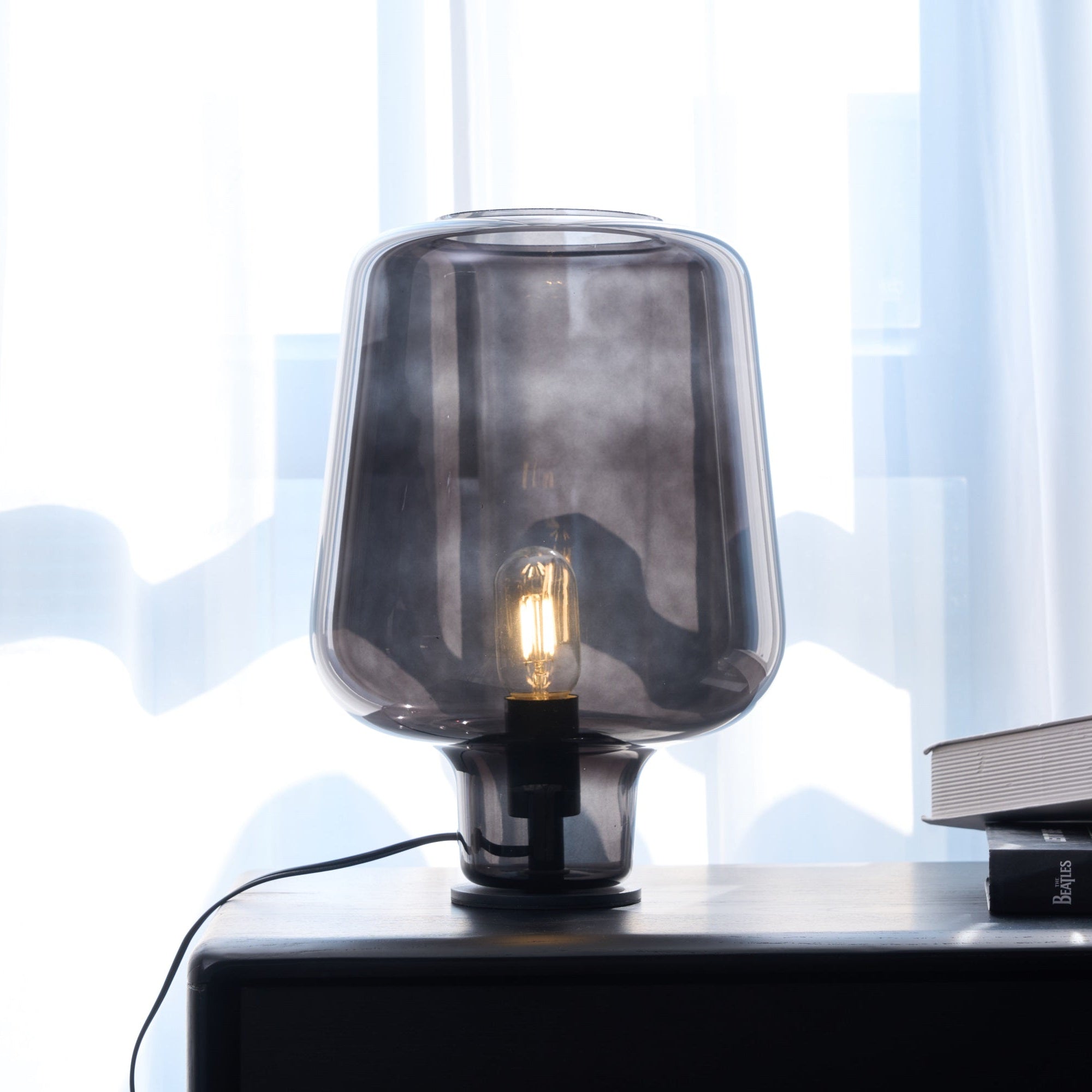 Elarian Glass Contemporary Table Lamp - Letslighting