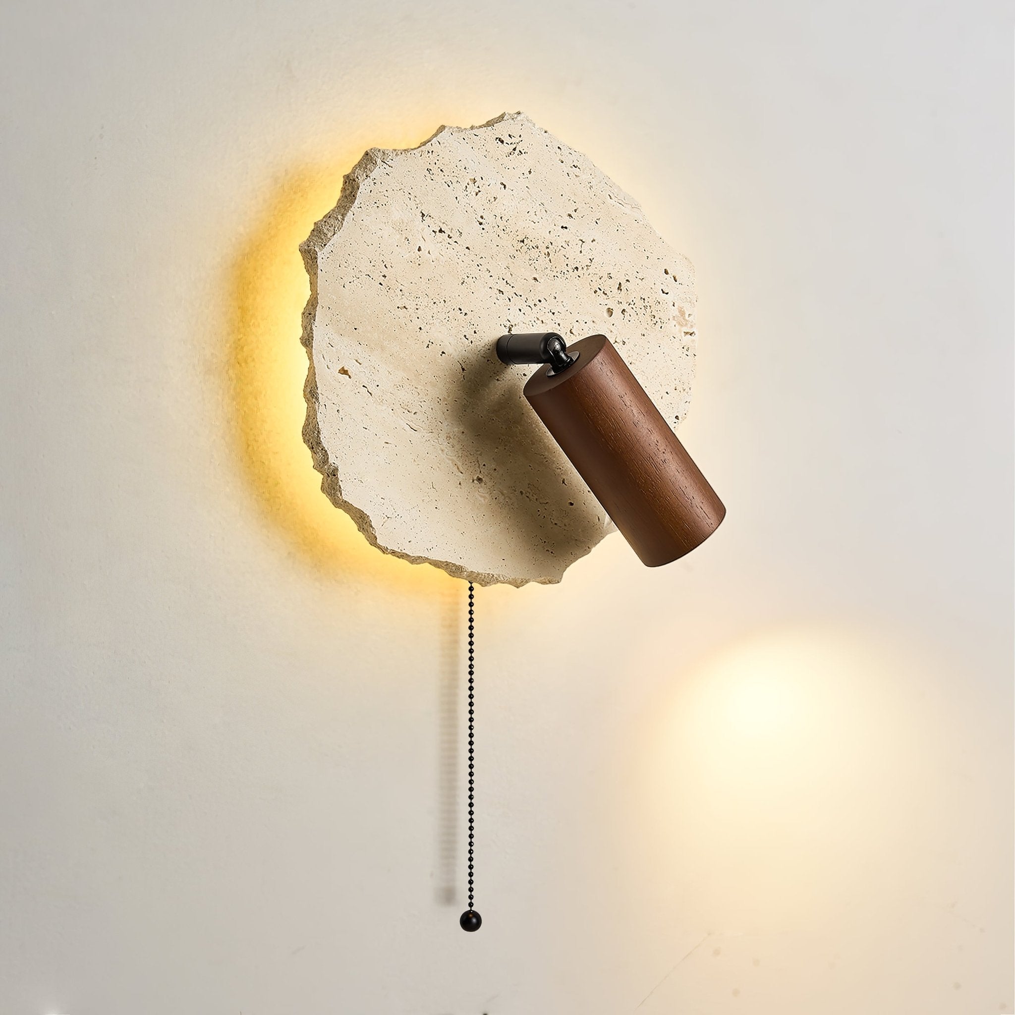Cleo Travertine Wall Light Spotlight