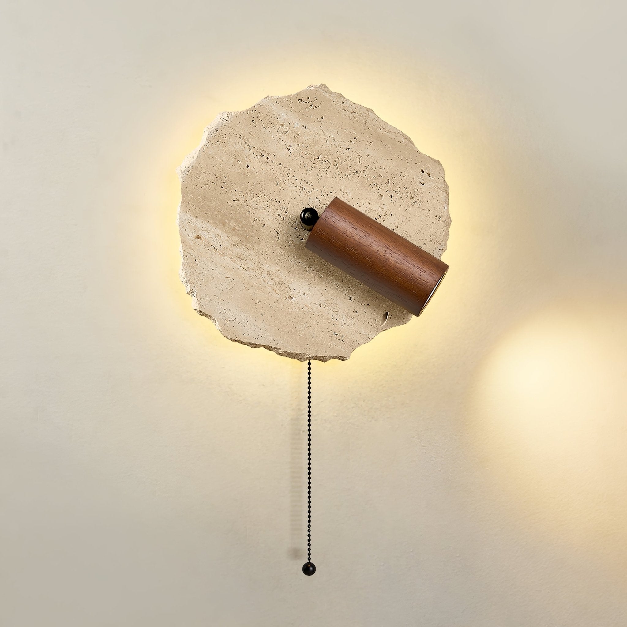 Cleo Travertine Wall Light Spotlight