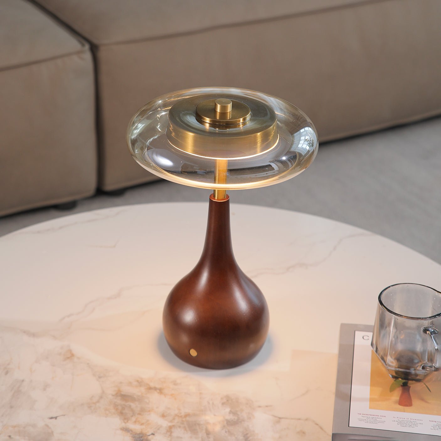 Solance Wood Vintage Table Lamp - Letslighting