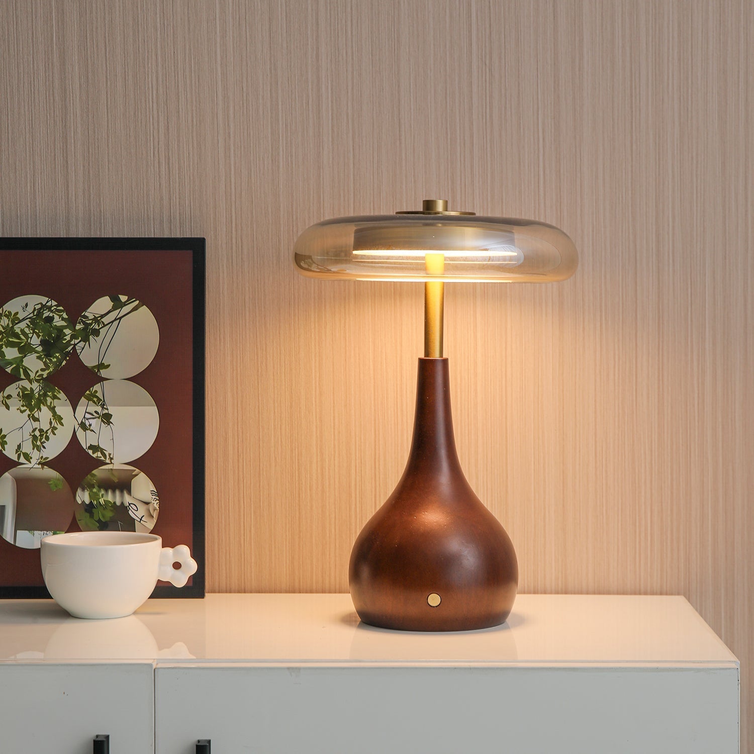 Solance Wood Vintage Table Lamp - Letslighting