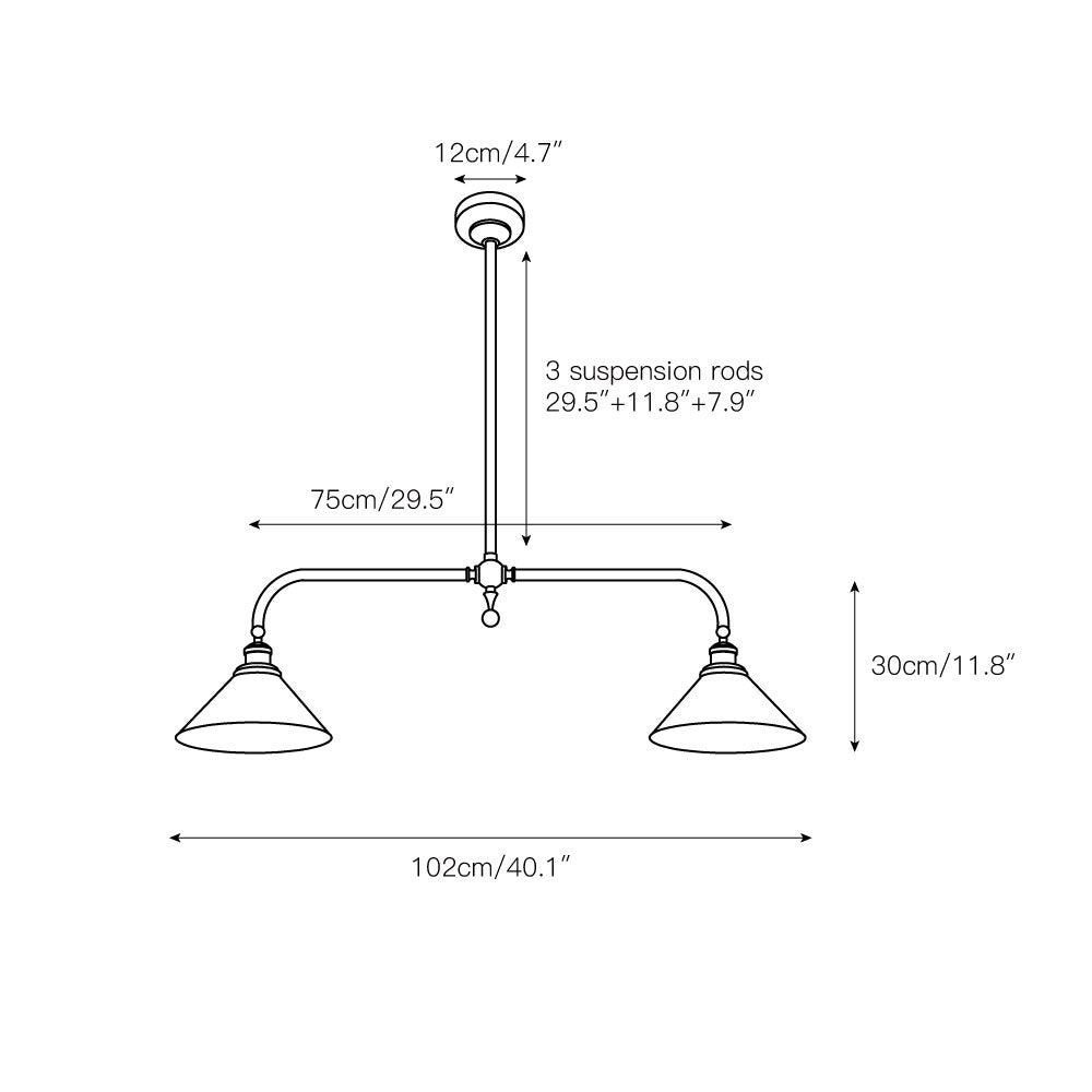 Silva Vintage Retro Pendant Light - Letslighting