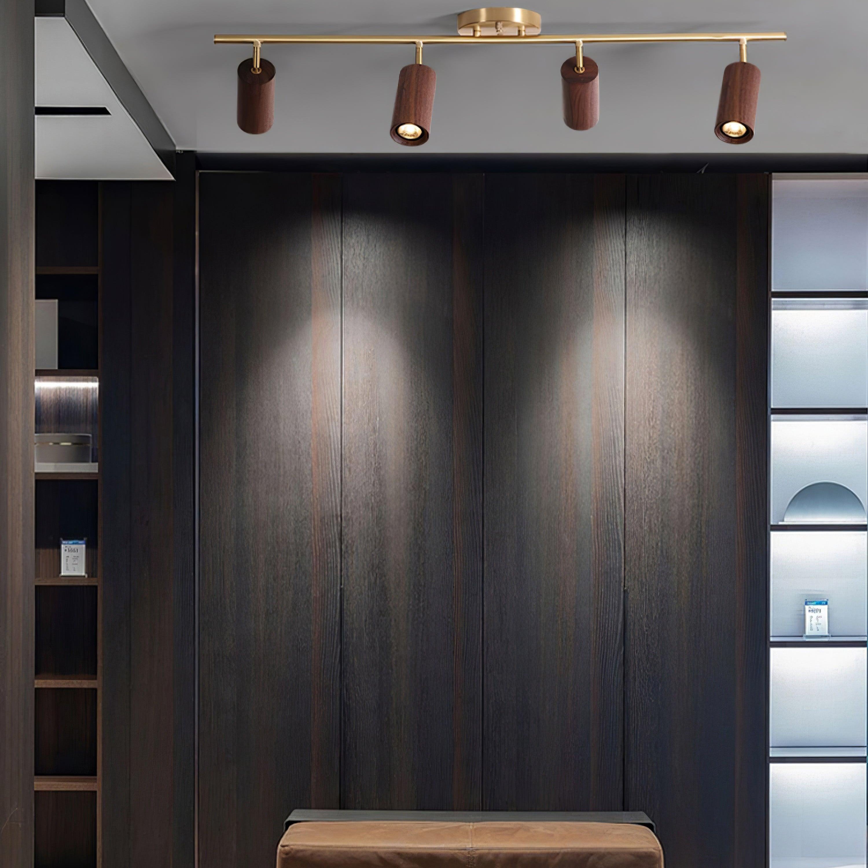 Liora Wooden Track Ceiling Light - Letslighting