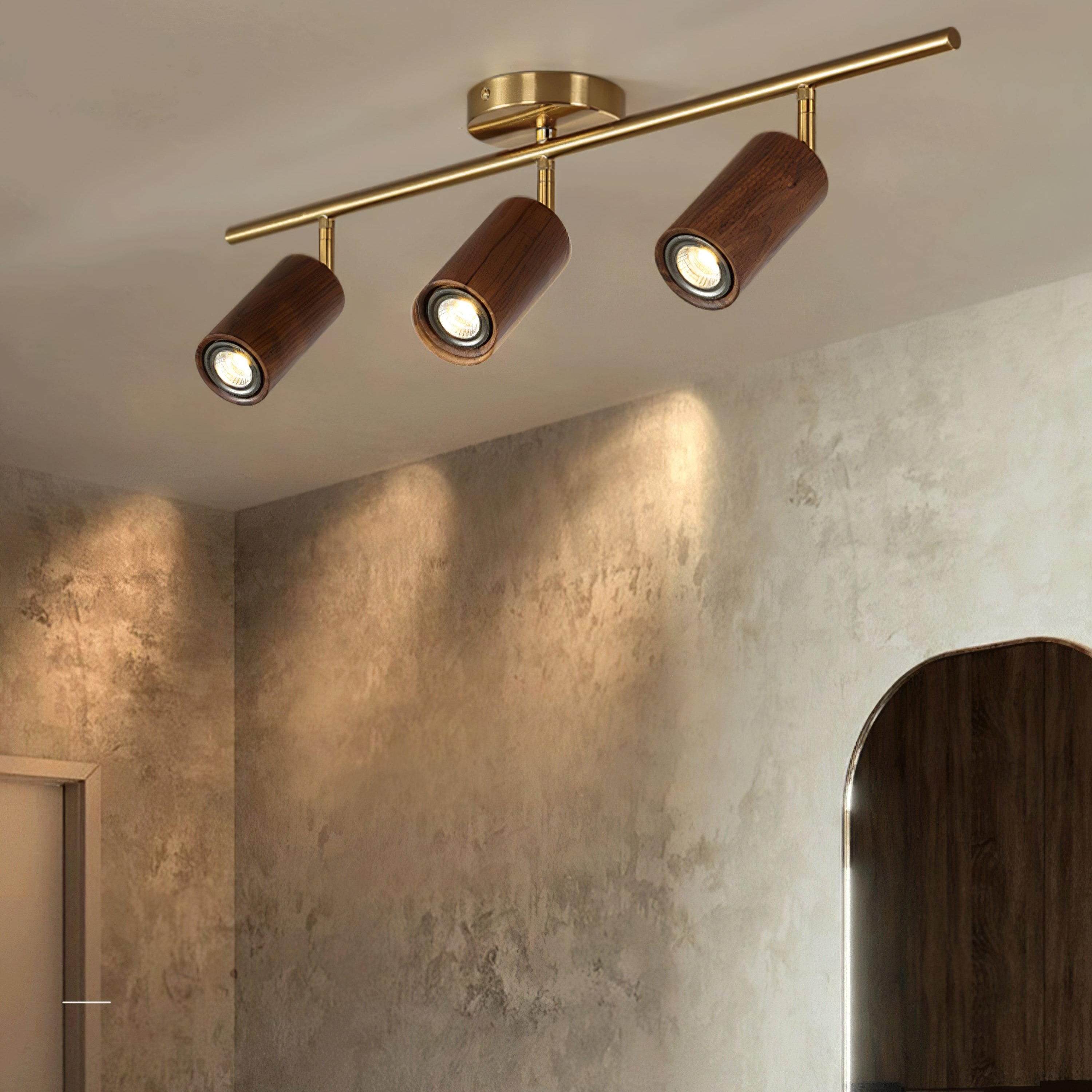Liora Wooden Track Ceiling Light - Letslighting
