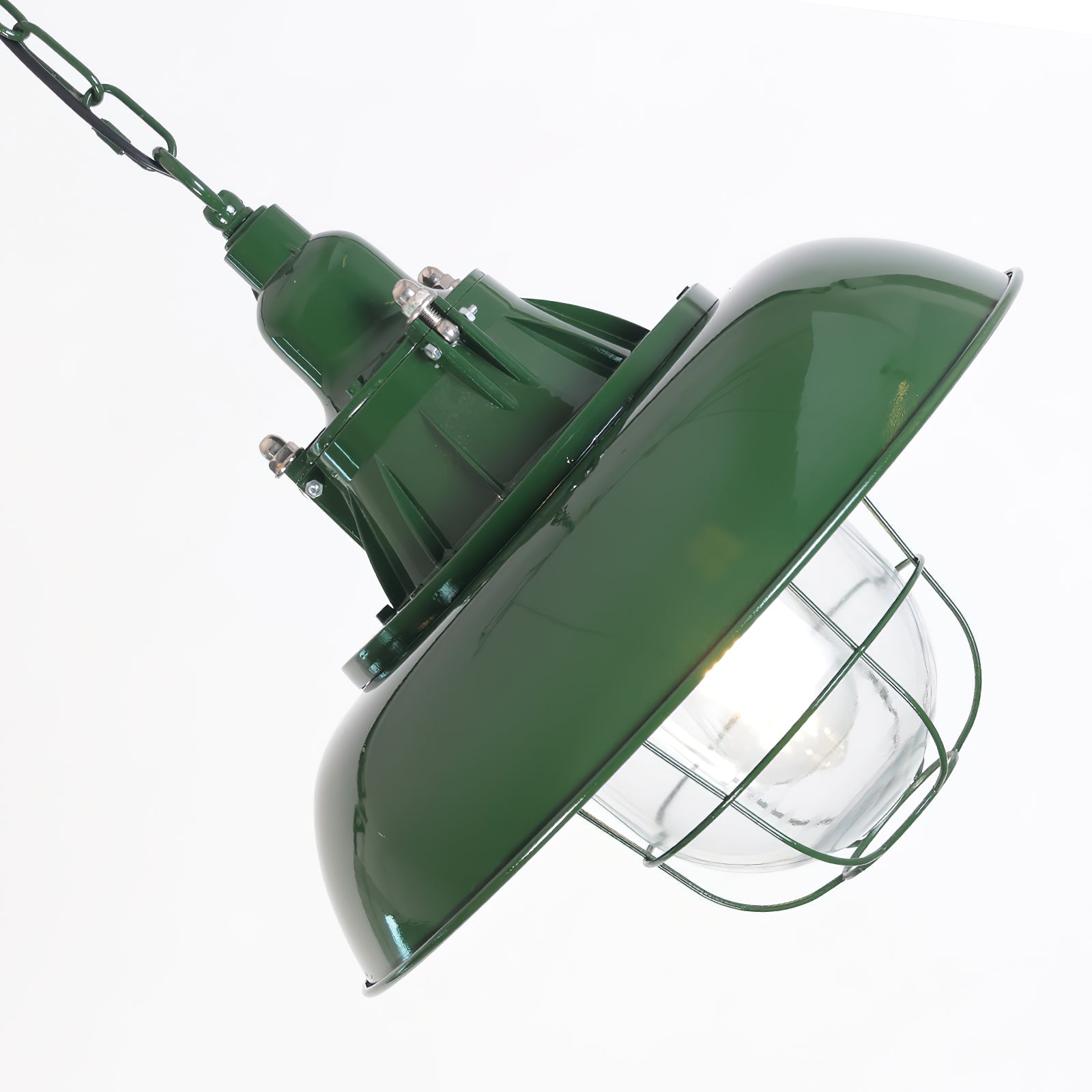 Vemiryra Vintage Industrial Green Pendant Light - Letslighting