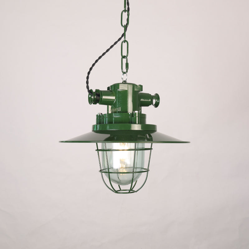 Vemiryra Vintage Industrial Green Pendant Light - Letslighting