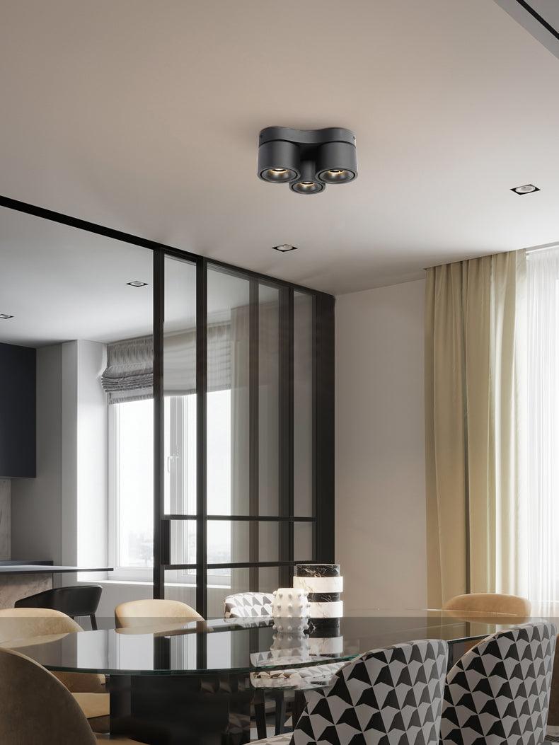 Arsorara Rotating Folding Three Head Spotlight Ceiling lamp - Letslighting