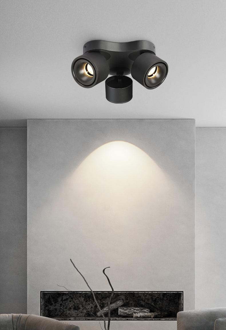 Arsorara Rotating Folding Three Head Spotlight Ceiling lamp - Letslighting