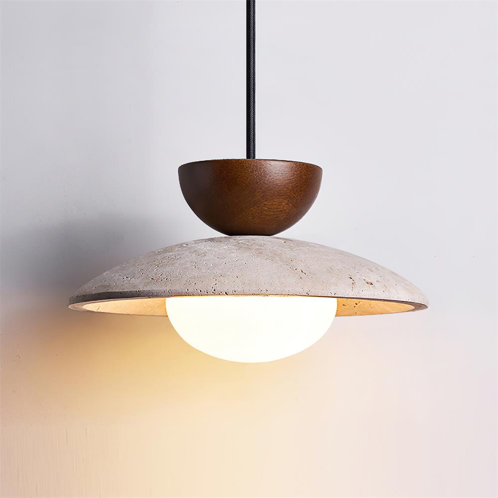 Ritta Modern Natural Travertine Pendant Lights - Letslighting