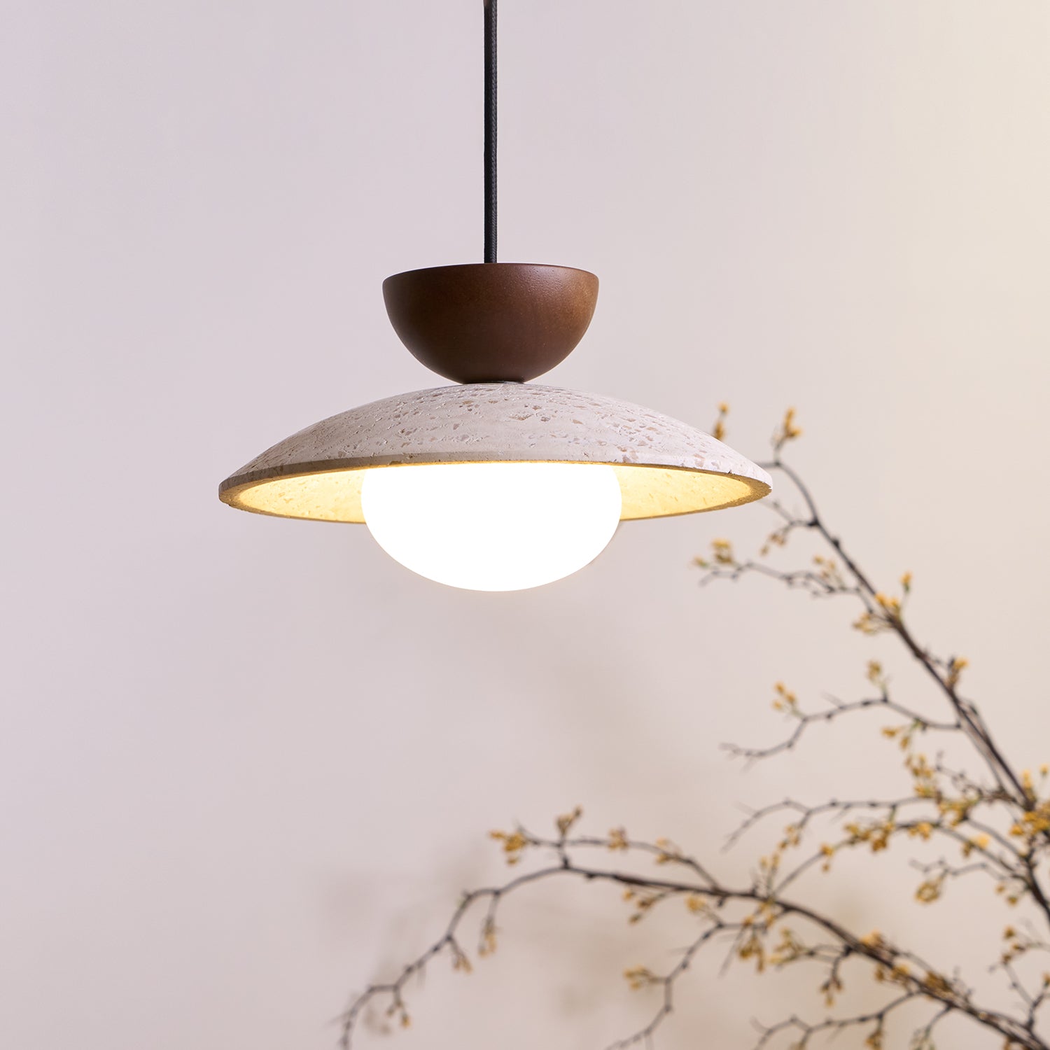 Ritta Modern Natural Travertine Pendant Lights - Letslighting