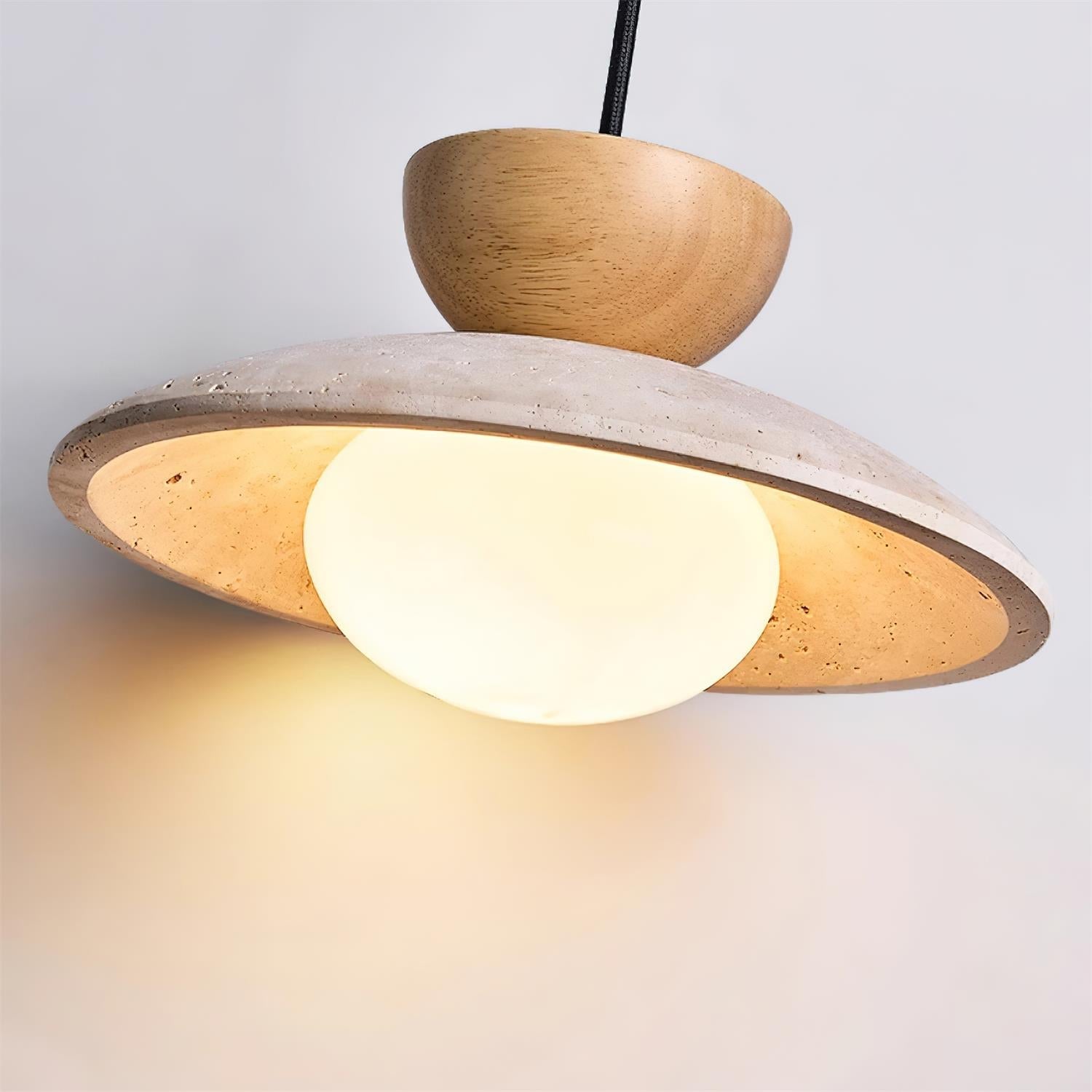 Ritta Modern Natural Travertine Pendant Lights - Letslighting
