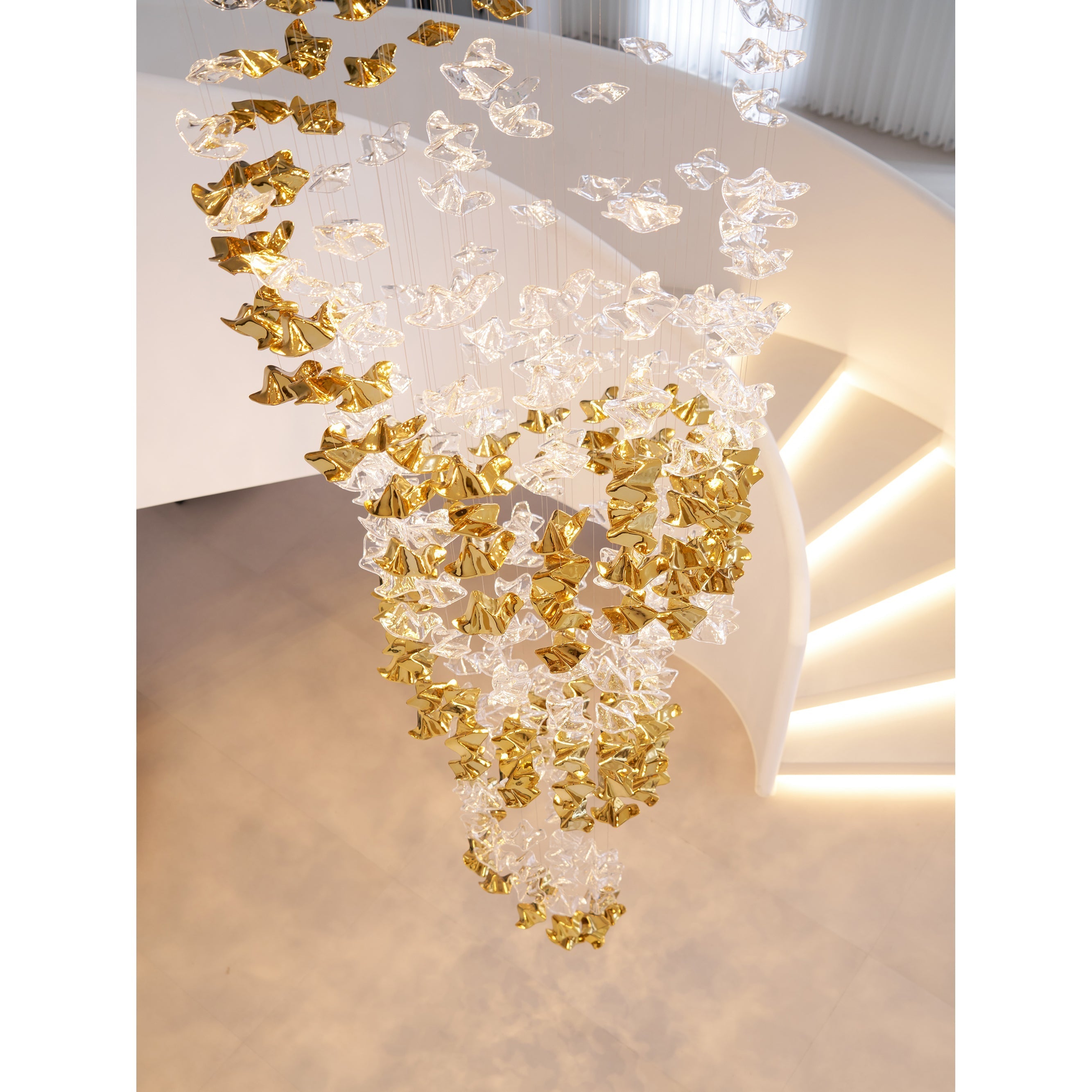 Ulphael Modern Minimalist Art Glass Chandelier - Letslighting