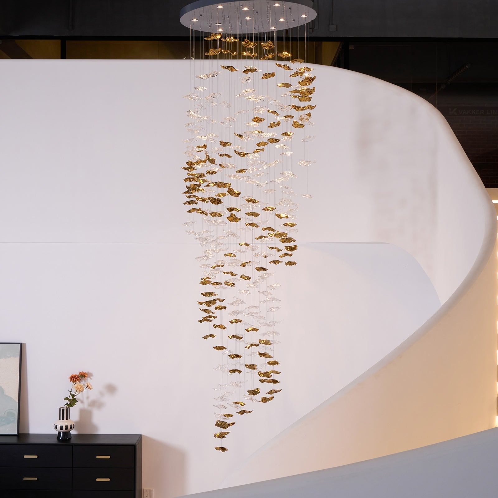 Ulphael Modern Minimalist Art Glass Chandelier - Letslighting