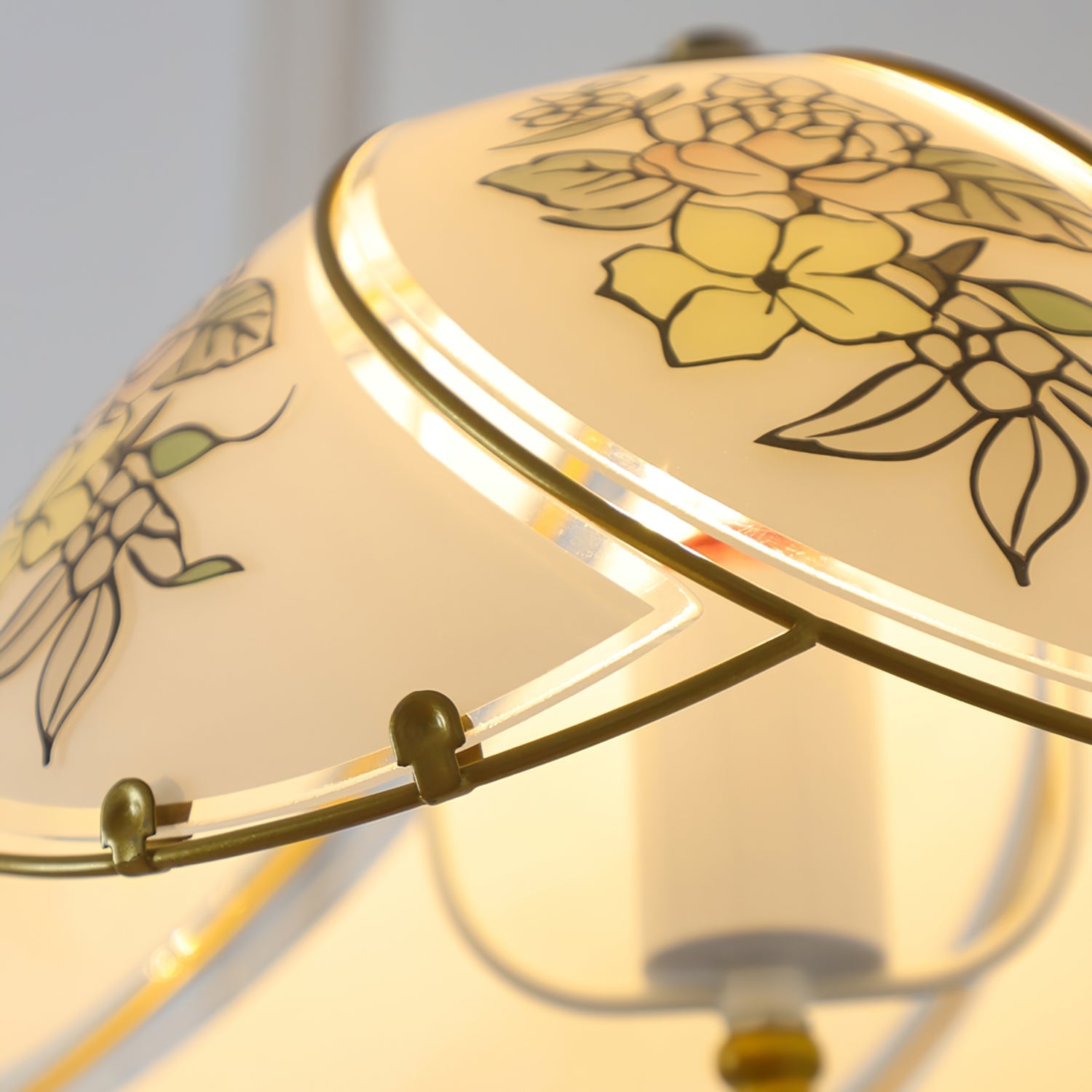 Tiffany Lily Pendant Light Glass - Letslighting