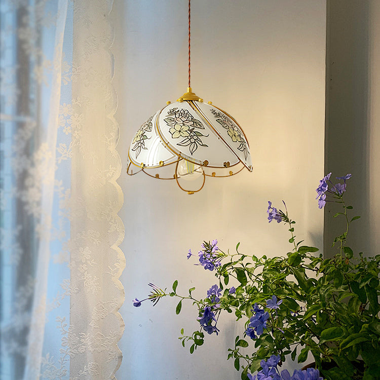 Tiffany Lily Pendant Light Glass - Letslighting