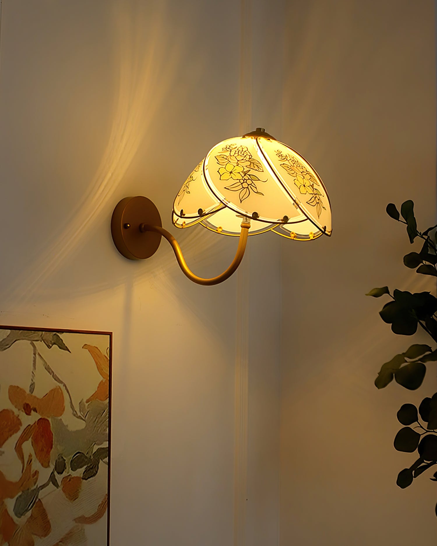 Tiffany Lily Wall Light - Letslighting
