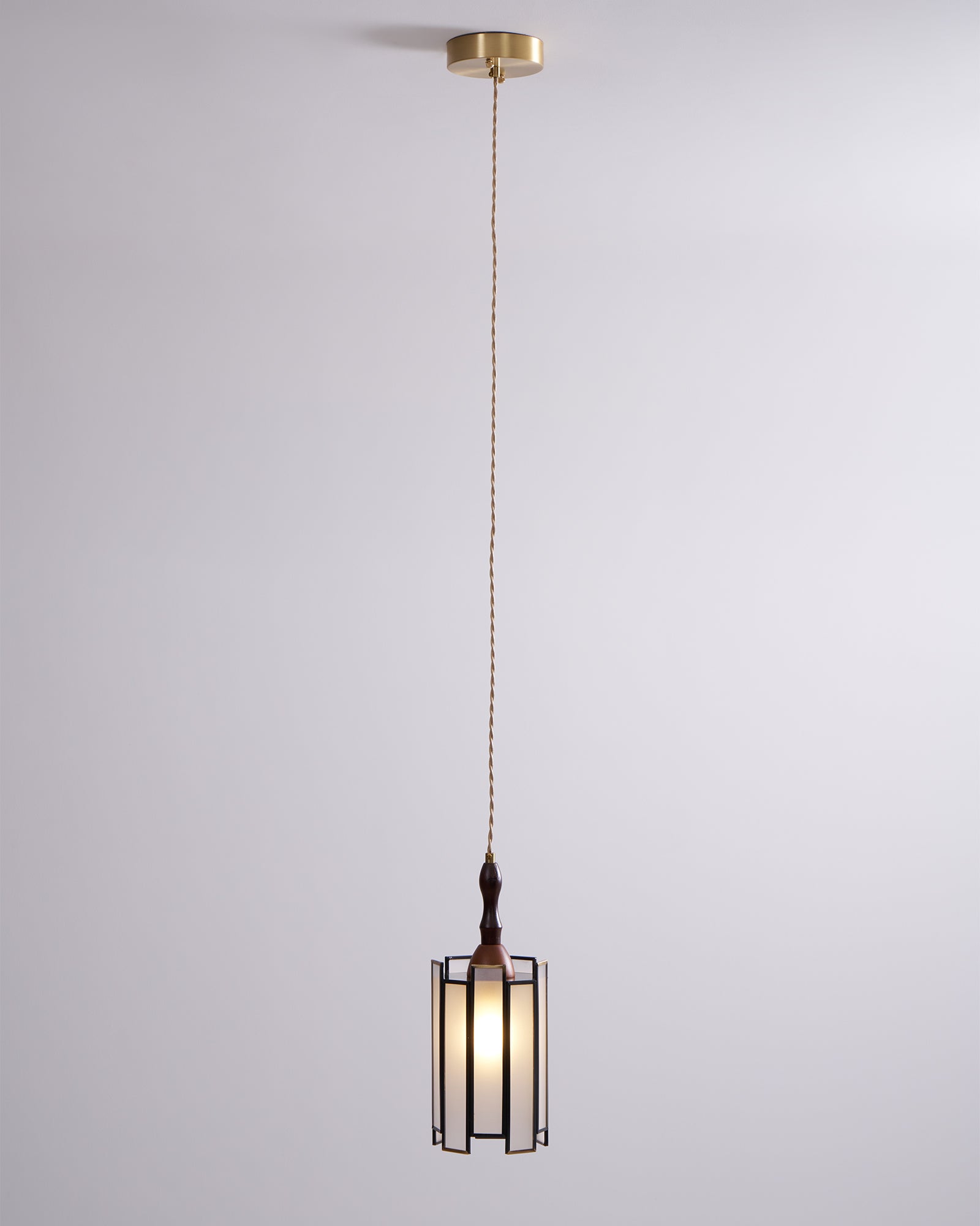 Florace Wood & Glass Vintage Pendant Lamp - Letslighting