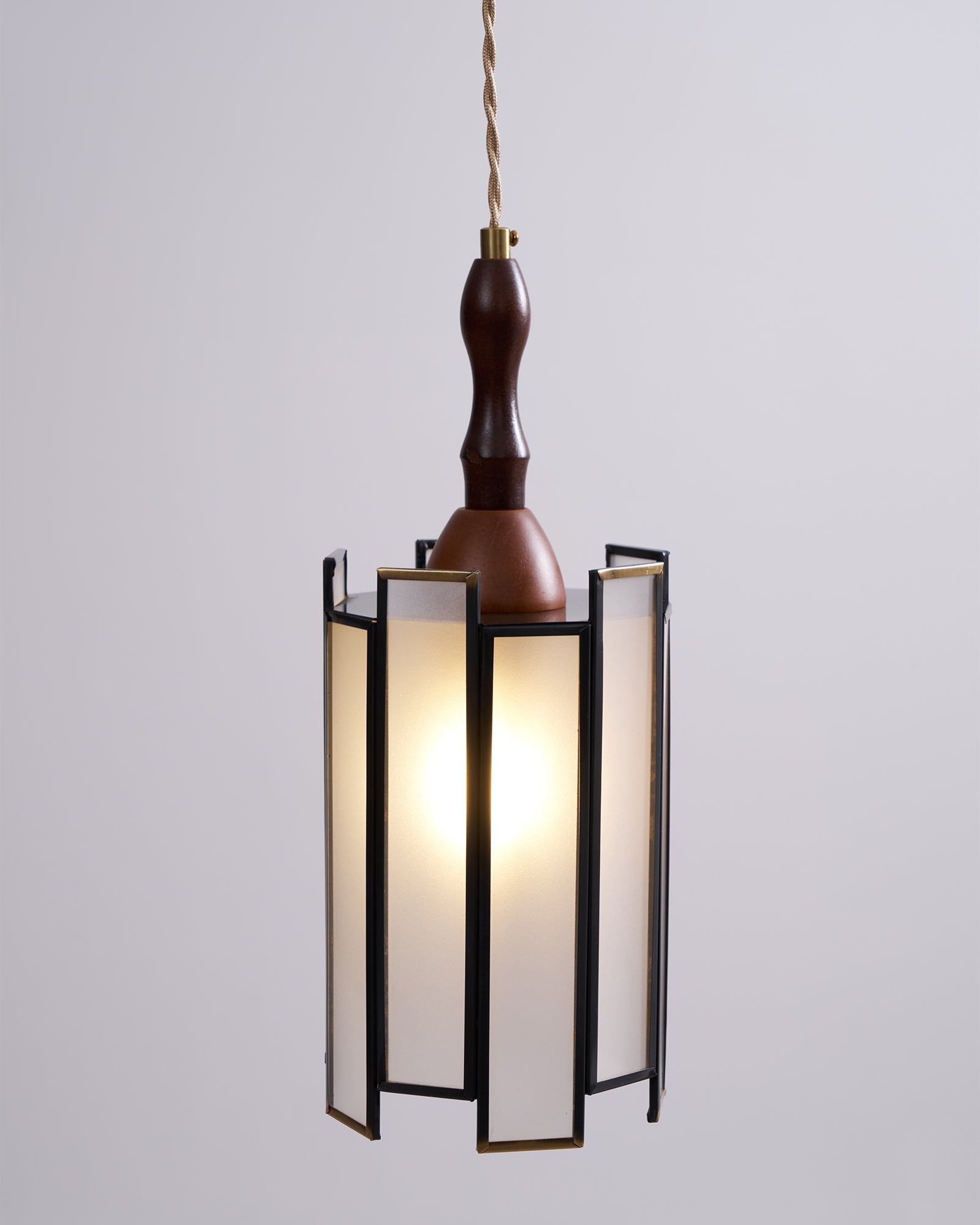 Florace Wood & Glass Vintage Pendant Lamp - Letslighting