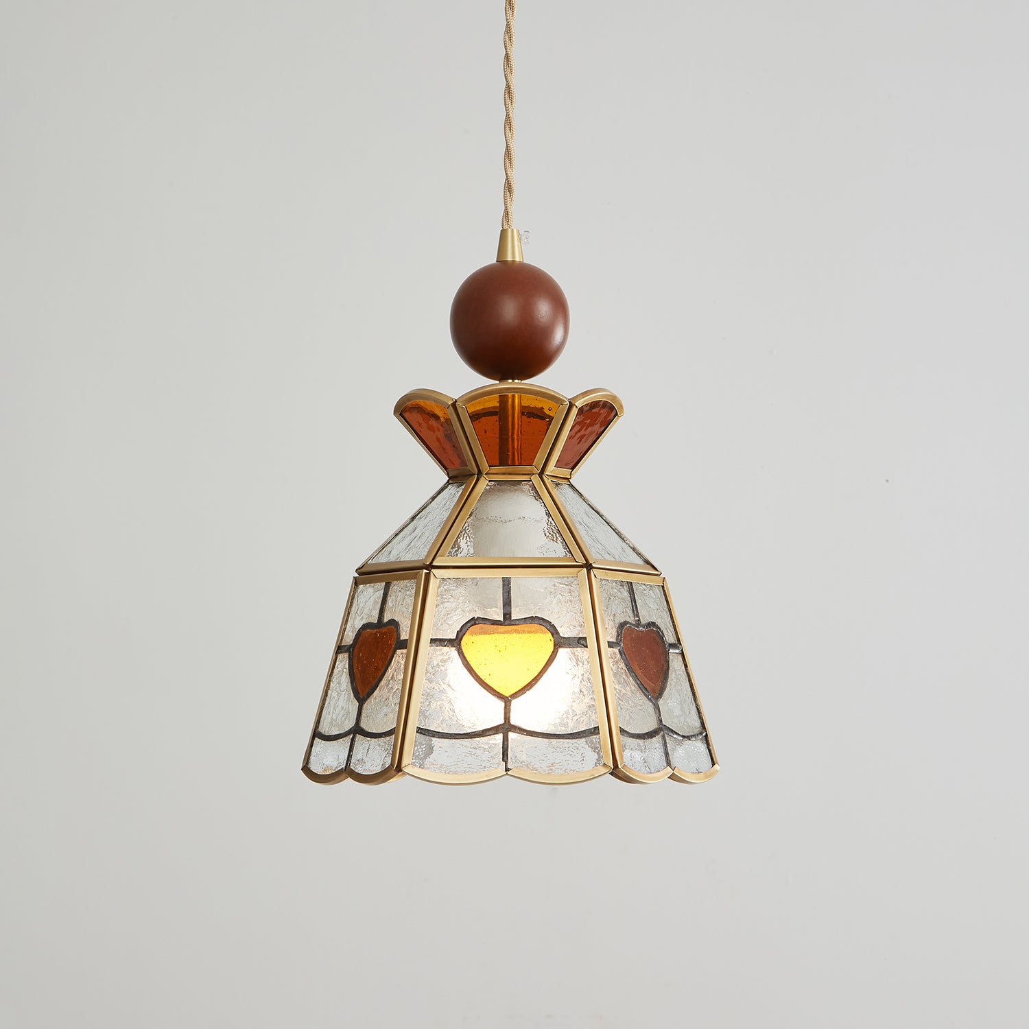 Florace Wood & Glass Vintage Pendant Lamp - Letslighting