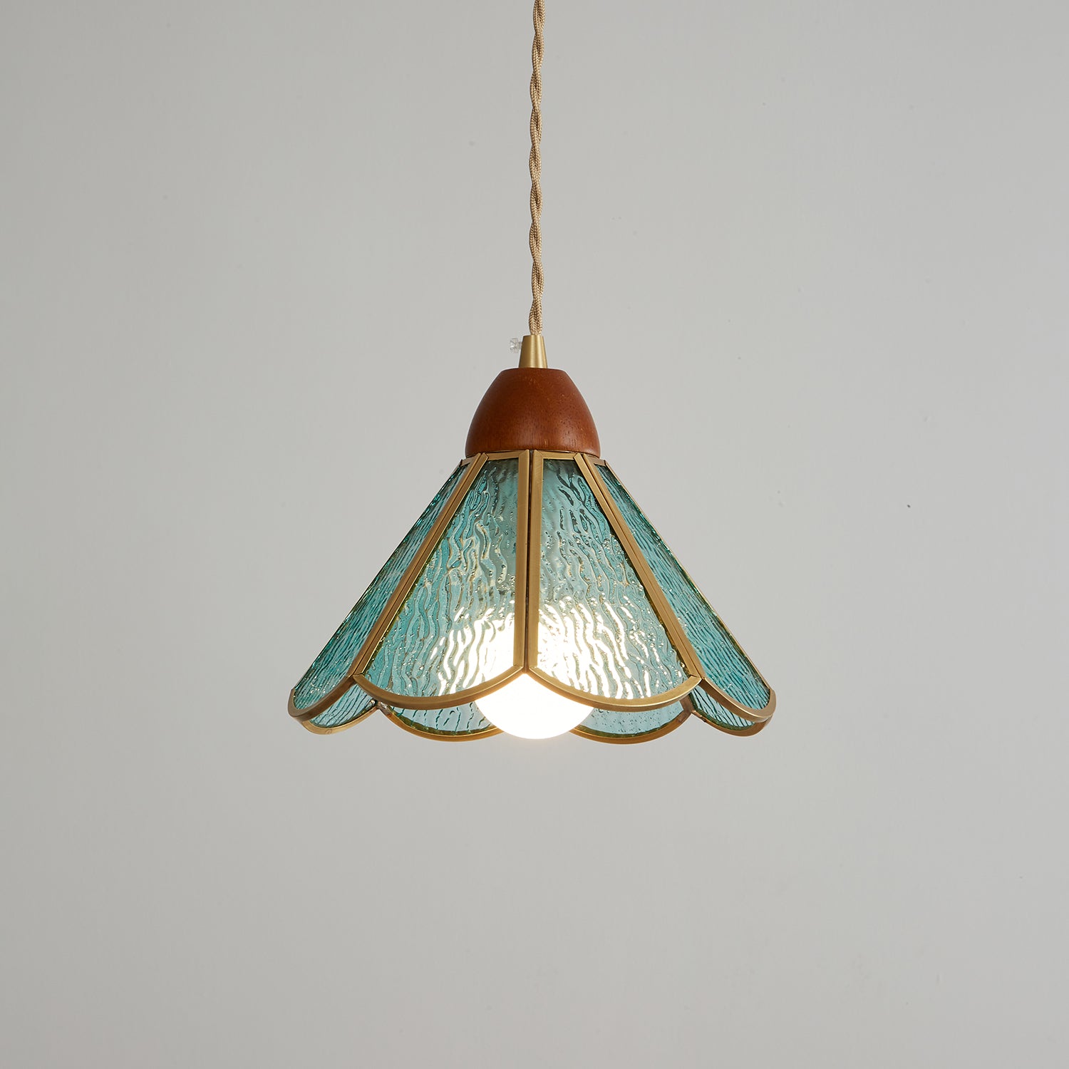 Florace Wood & Glass Vintage Pendant Lamp - Letslighting