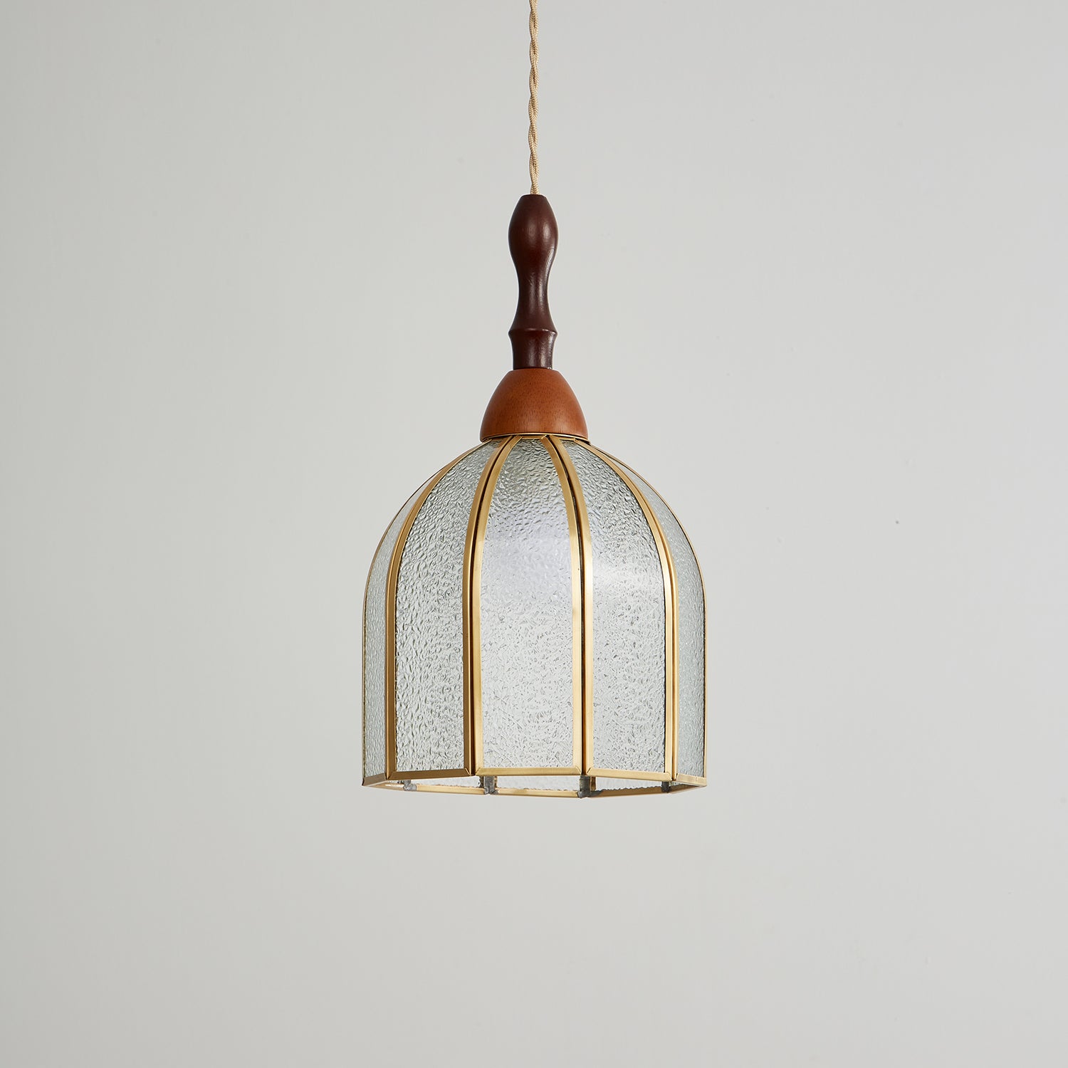 Florace Wood & Glass Vintage Pendant Lamp - Letslighting