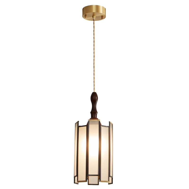 Florace Wood & Glass Vintage Pendant Lamp - Letslighting
