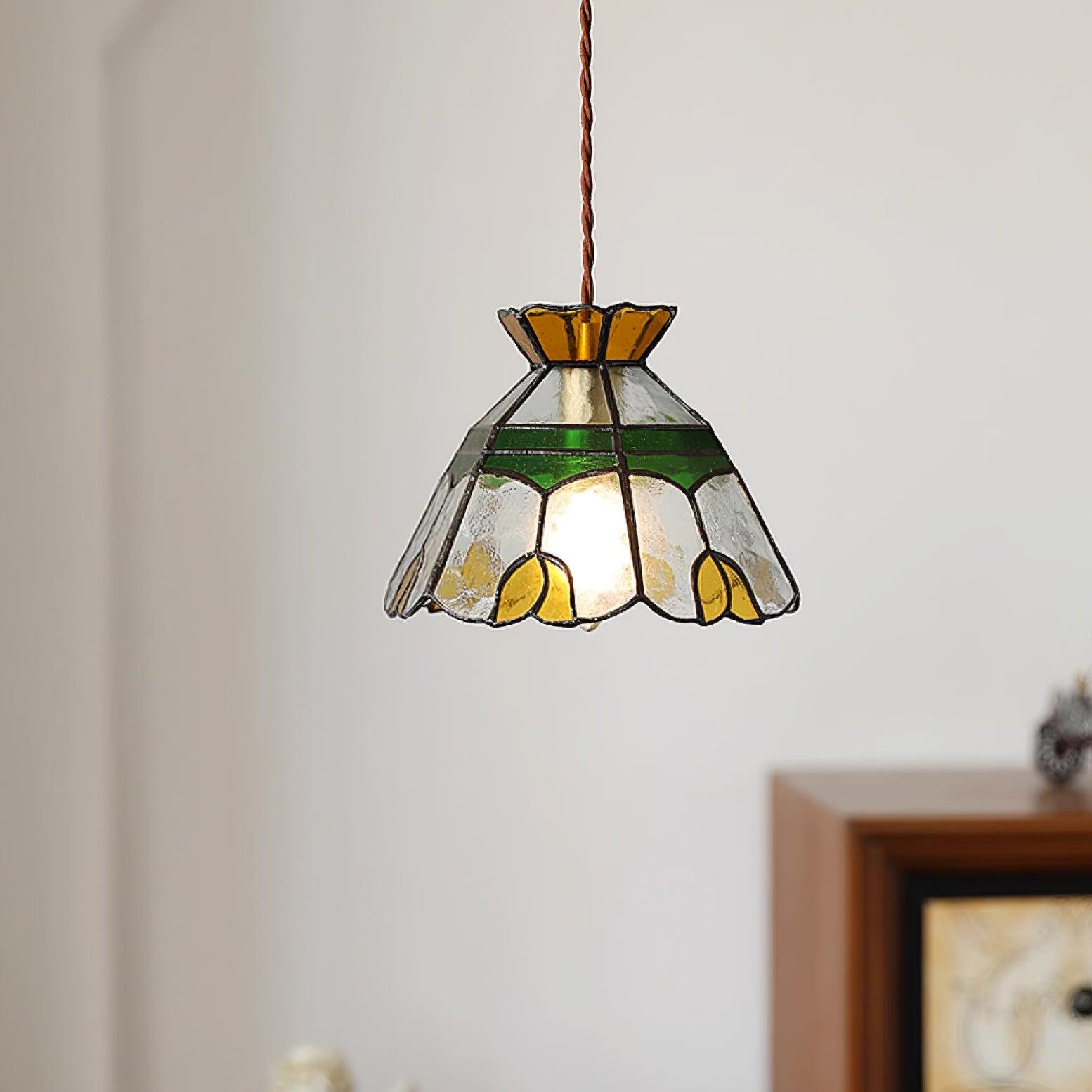 Eldine Stained Glass Pendant Light - Letslighting