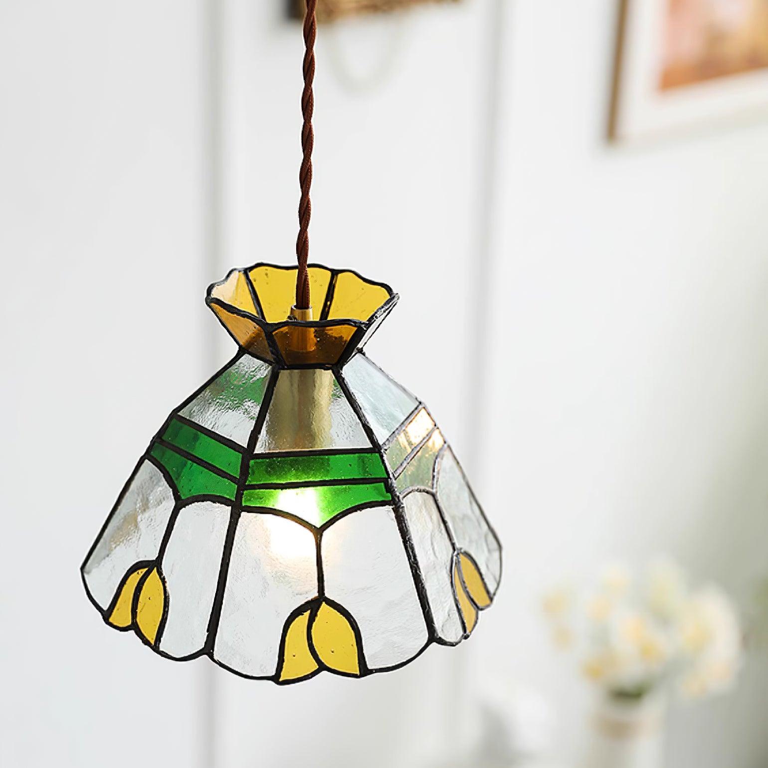 Eldine Stained Glass Pendant Light - Letslighting